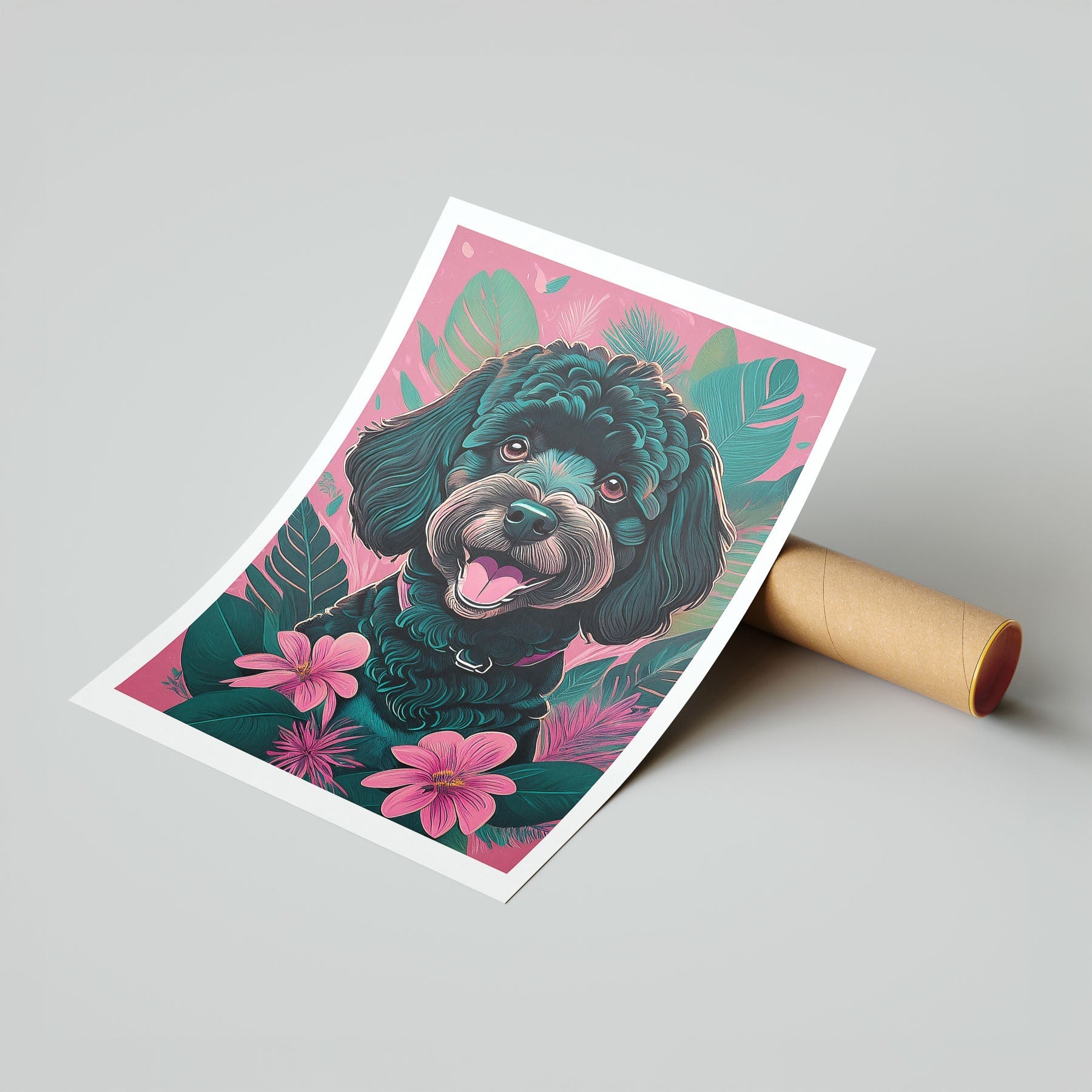 Spoodle Flowery Dog image 7