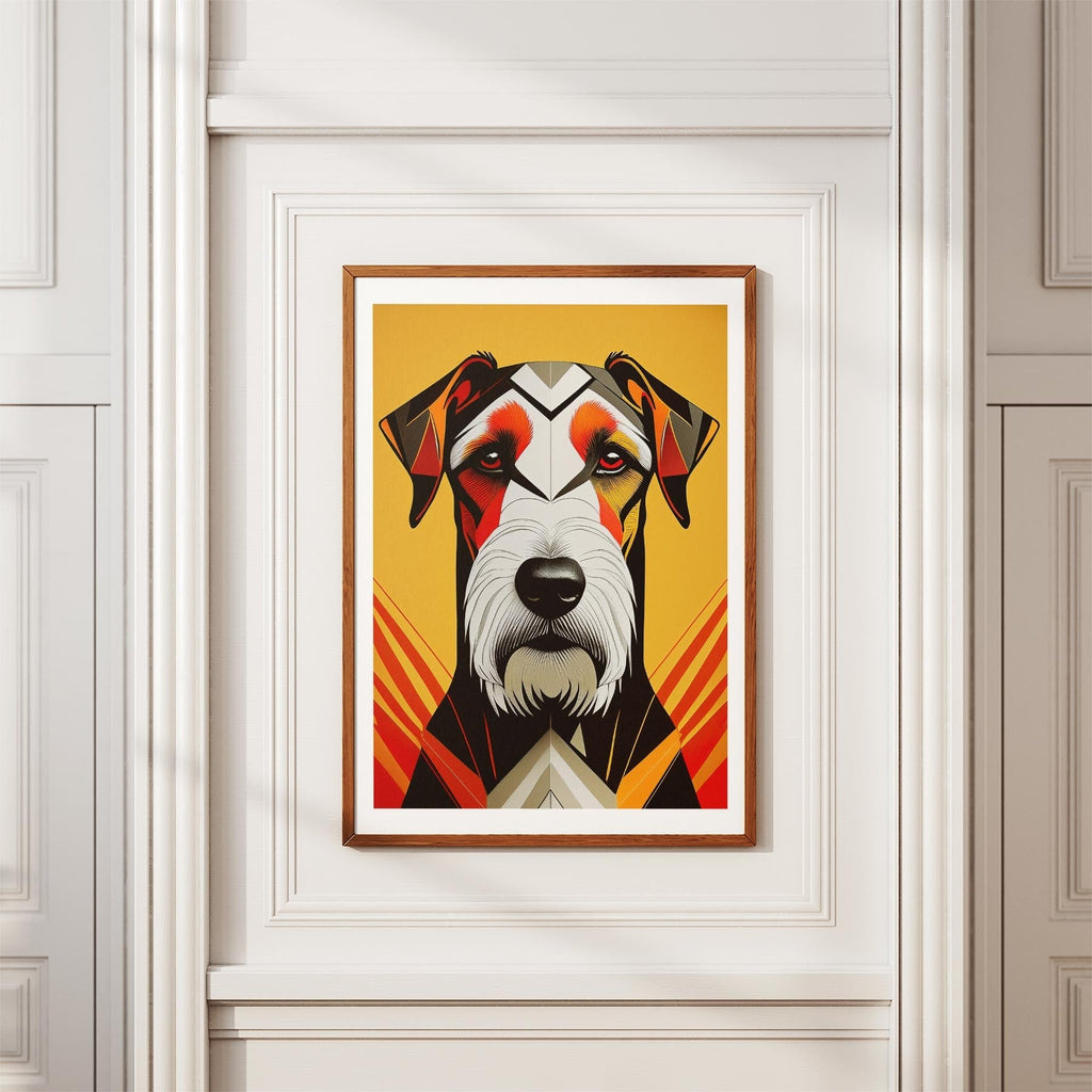 Airedale Geometric Orange Series image 3