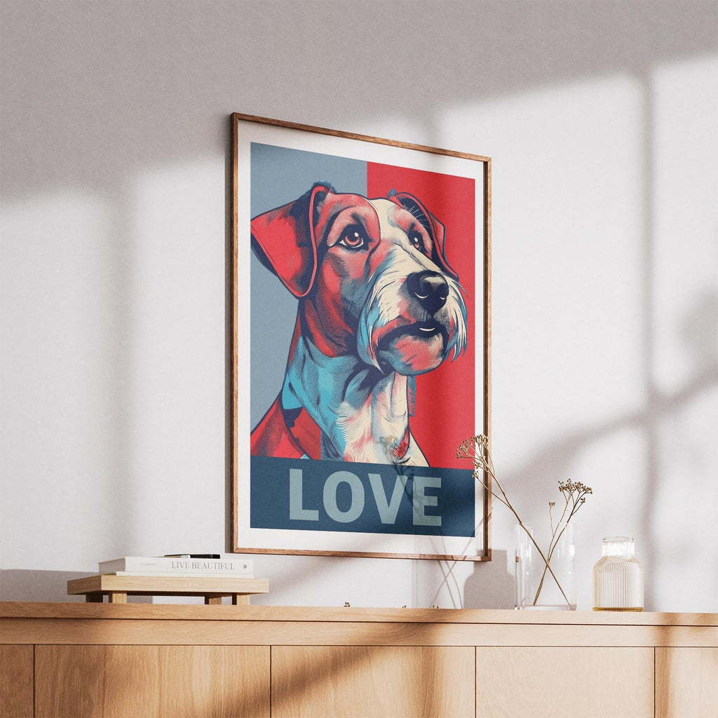 Fox Terrier LOVE Series Inspired by the Obama Poster image 5