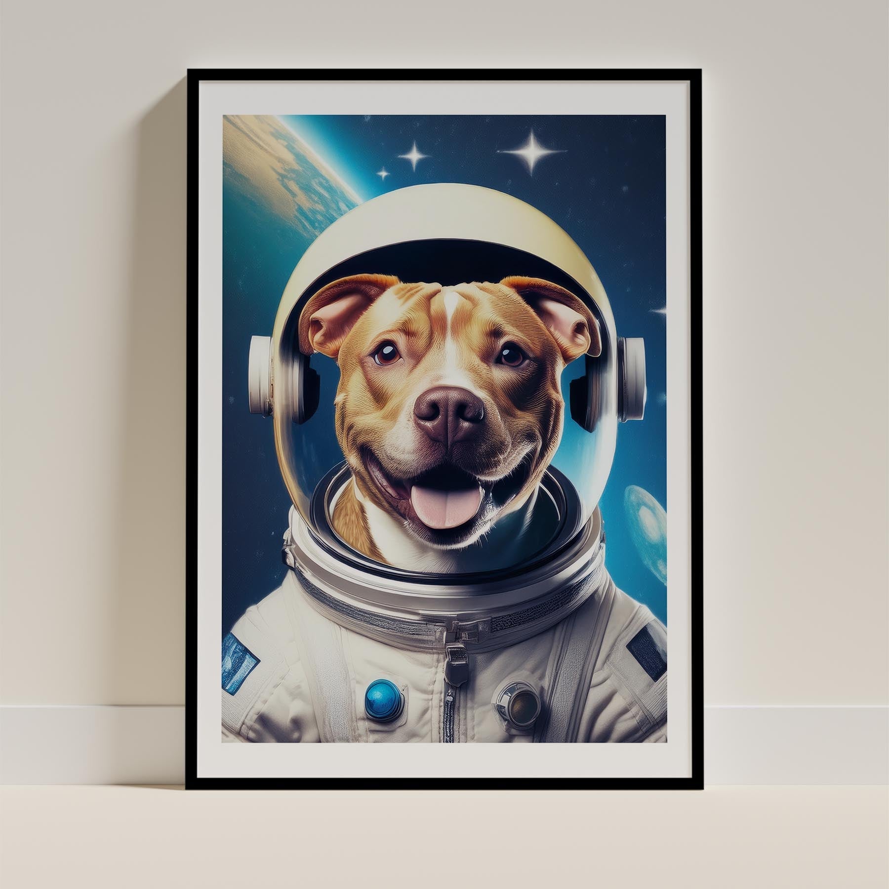 Pit Bull Dog Art Print Unframed | 7 Unique Designs | Wall Art Gift for Dog Lovers - Image 6 | Dogsy & Co