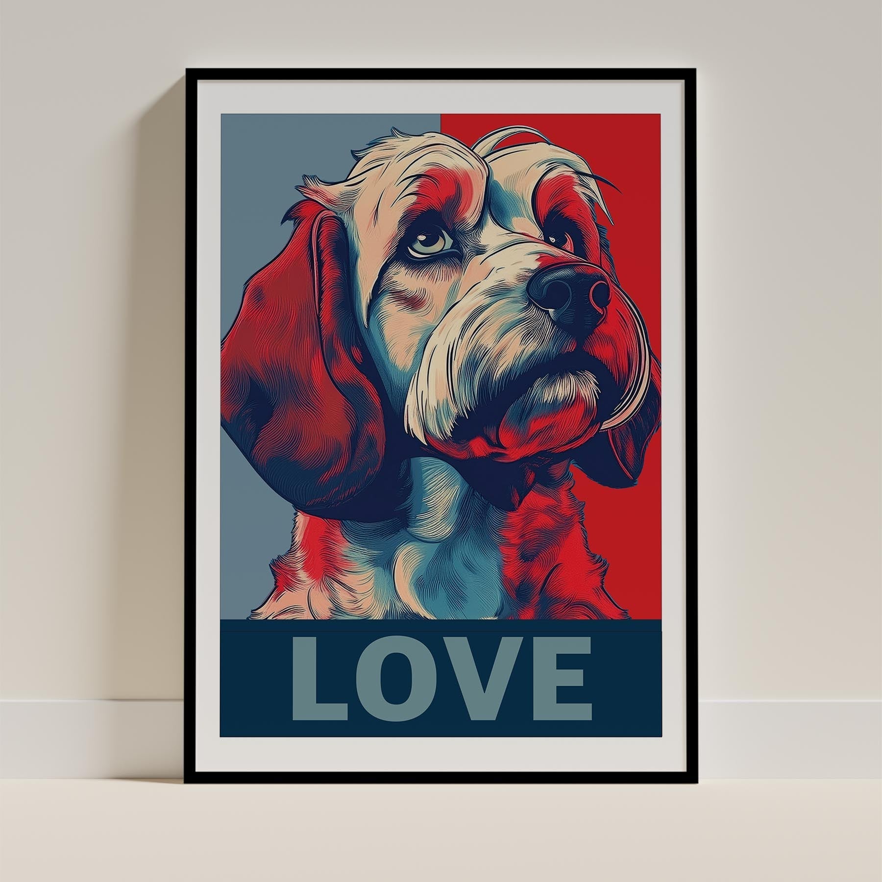 Cavoodle LOVE Series Inspired by the Obama Poster image 0