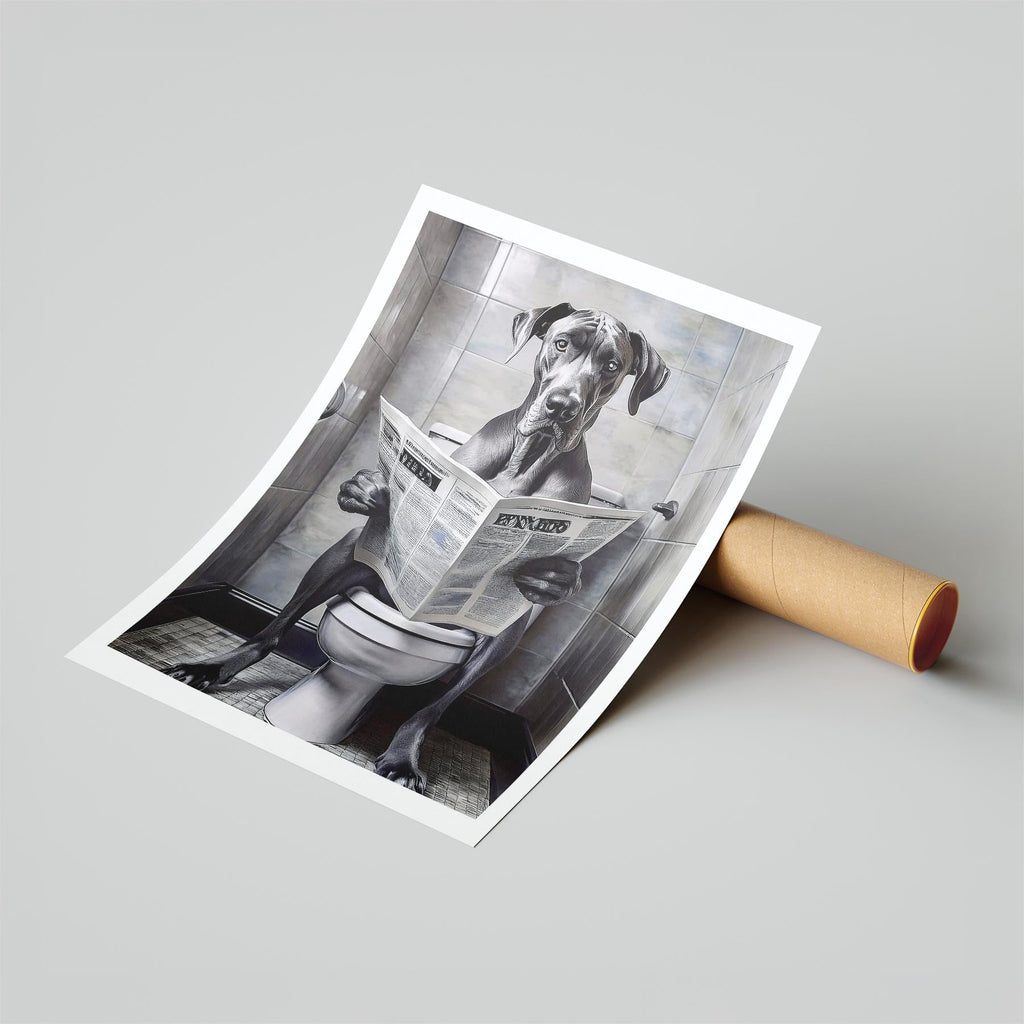 Great Dane Toilet Humour Dog Series 2 image 6