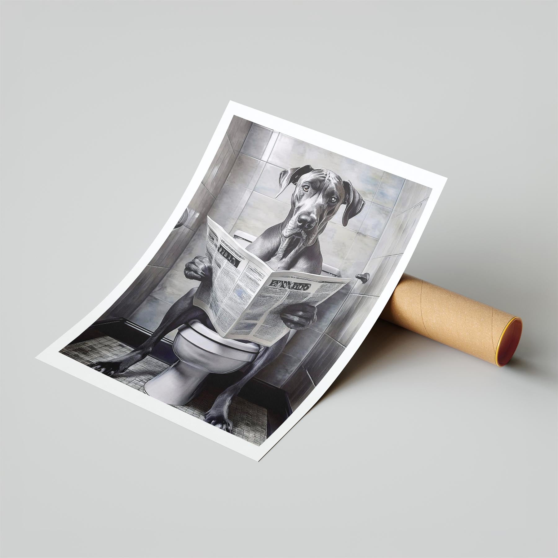 Great Dane Toilet Humour Dog Series 2 image 6