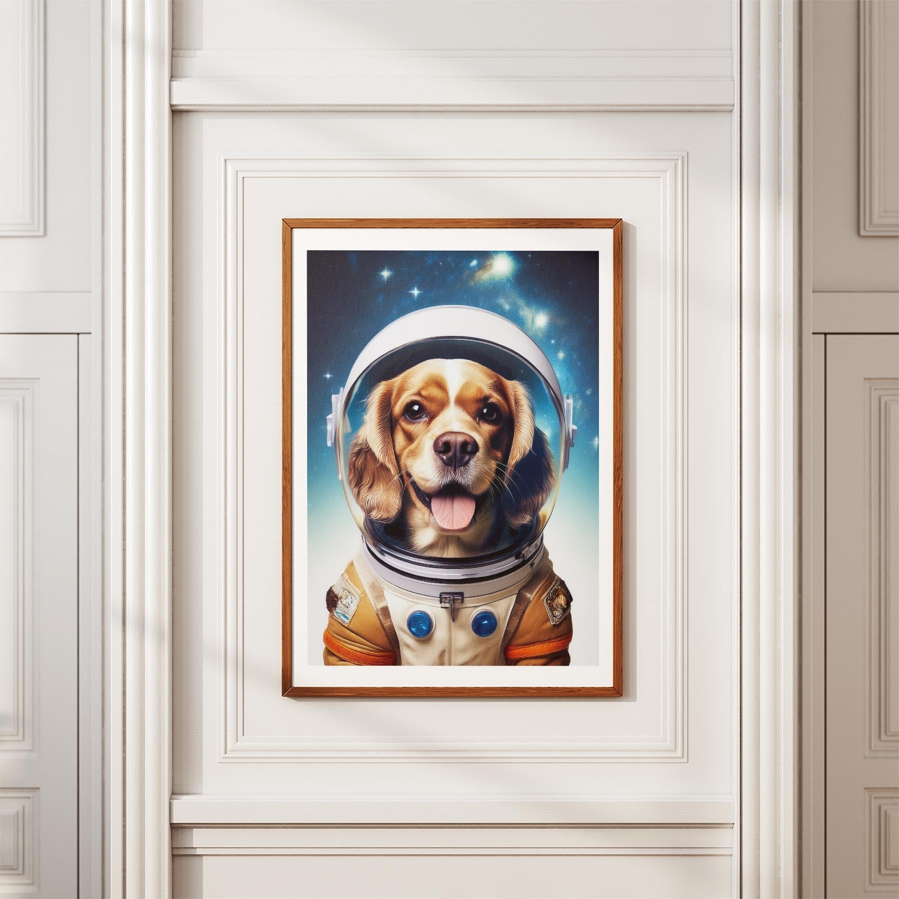 Cavalier Spaniel Astronaut Dog Series image 3