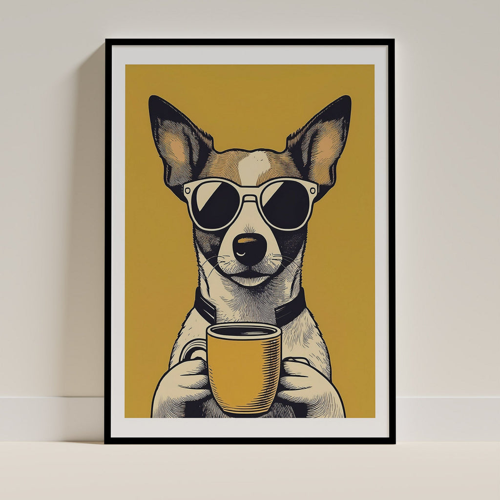 Jack Russell Chillin Coffee Dog image 0