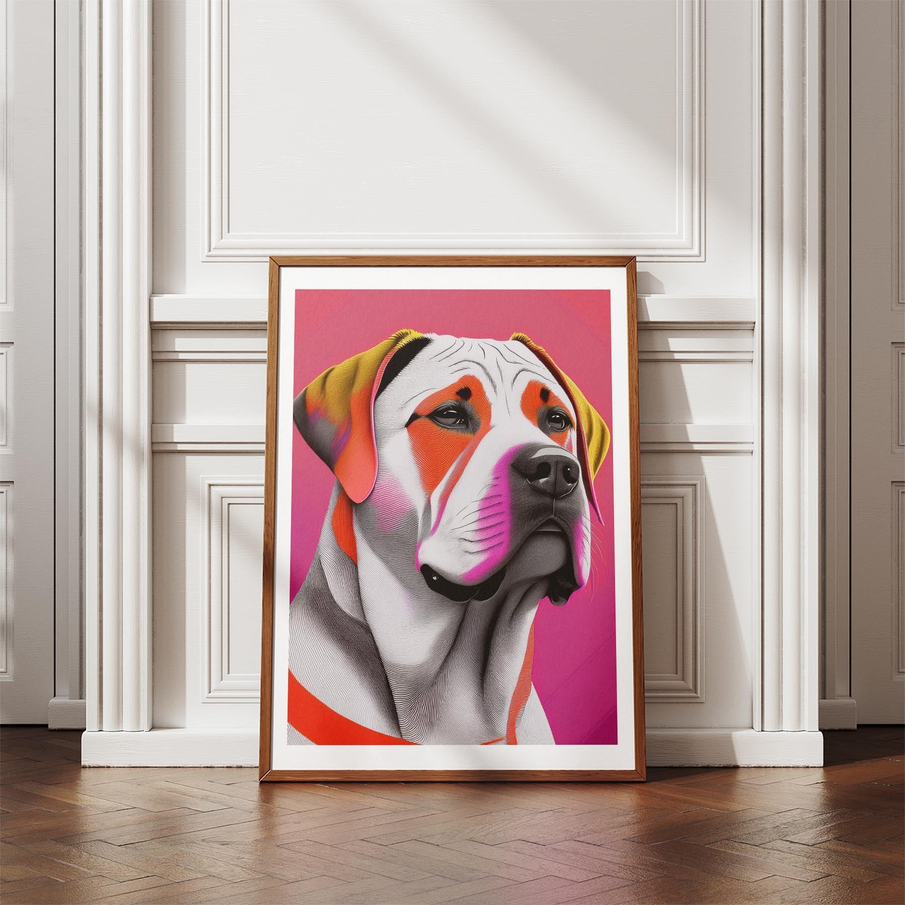 Dogue de Bordeaux Modern Pop Dog Series image 4