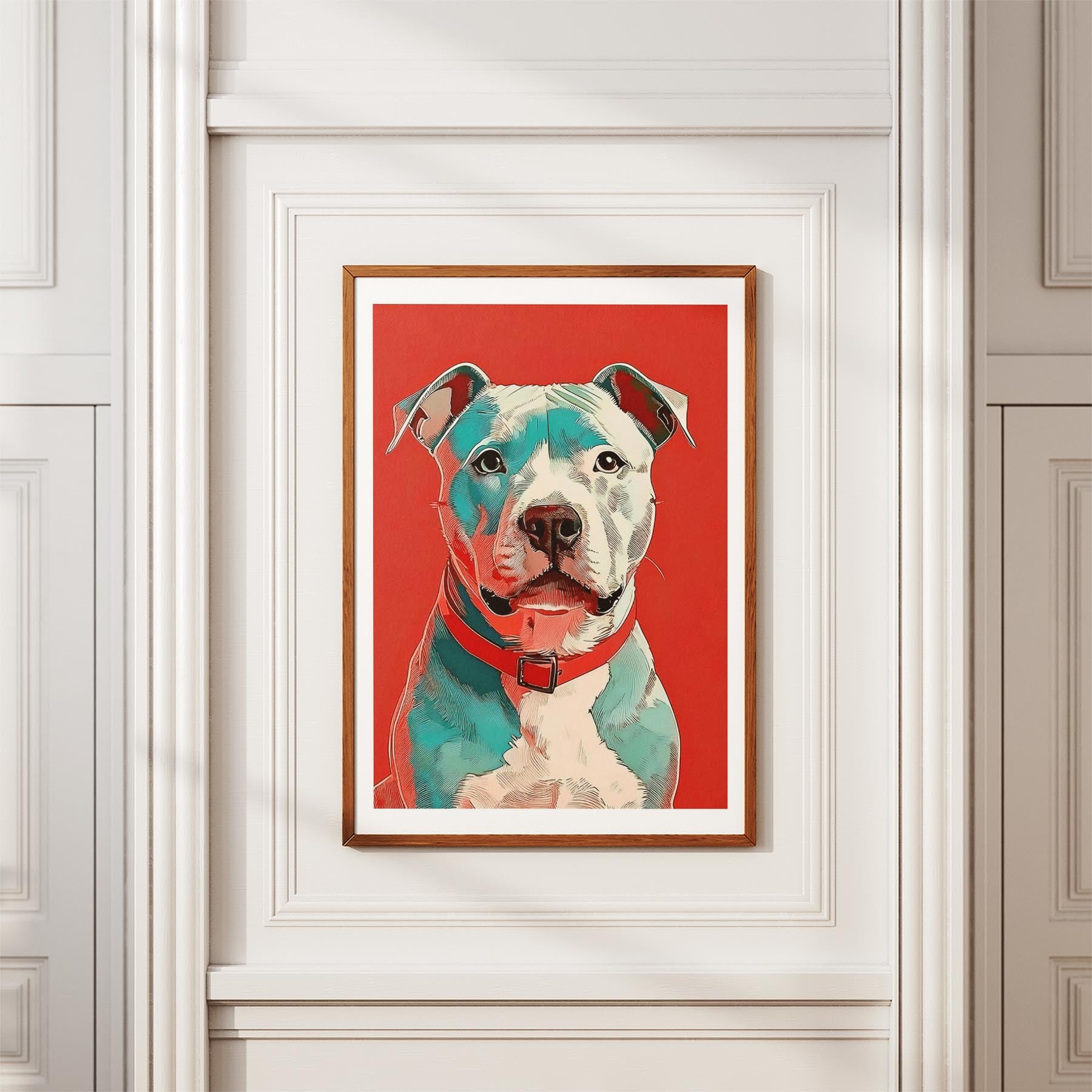 Staffordshire Bull Terrier Red Dog Series image 3