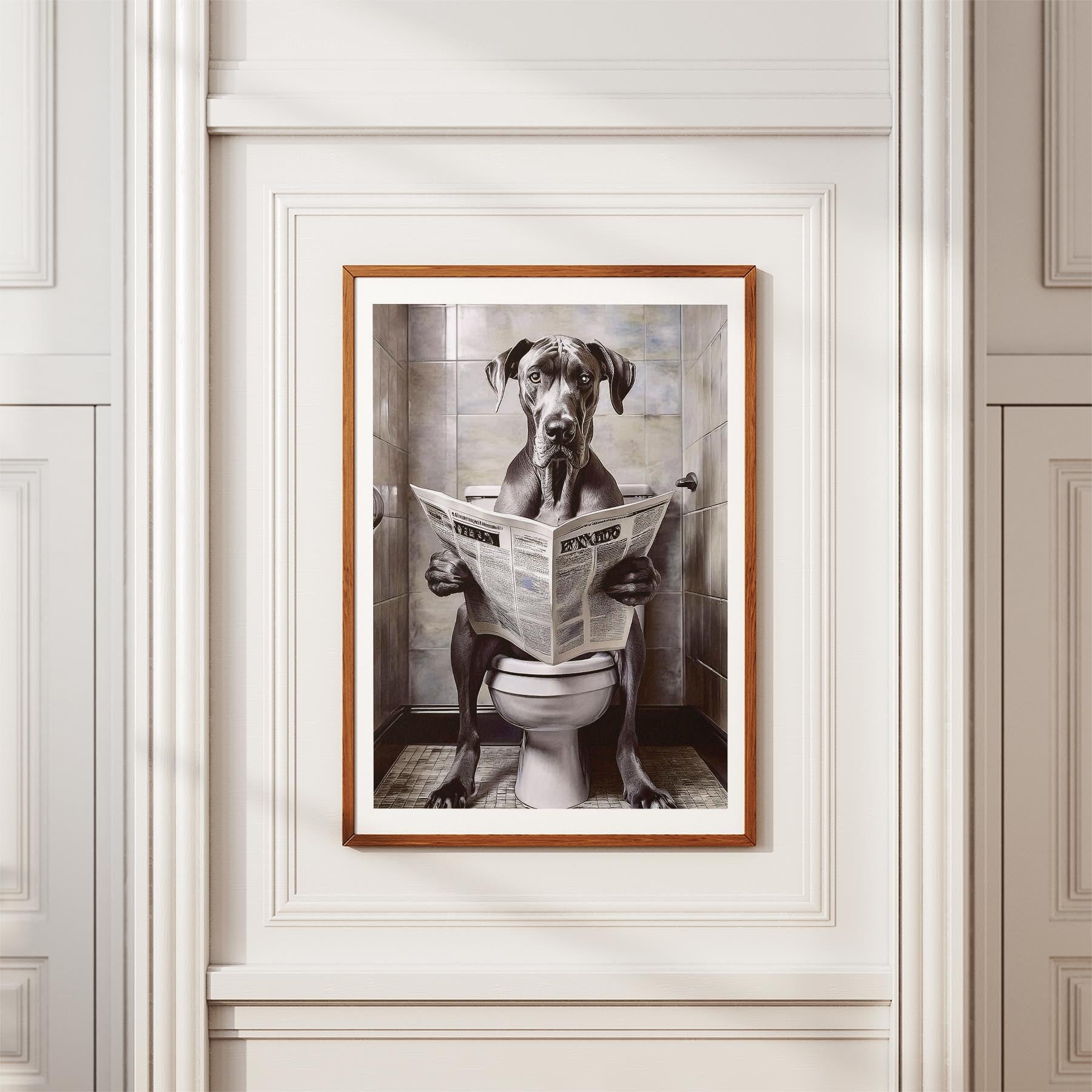 Great Dane Toilet Humour Dog Series 2 image 3