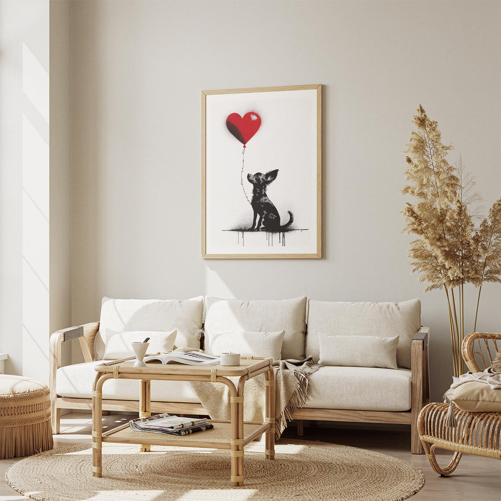 Chihuahua DOGSY Series inspired by the Art of Banksy image 2