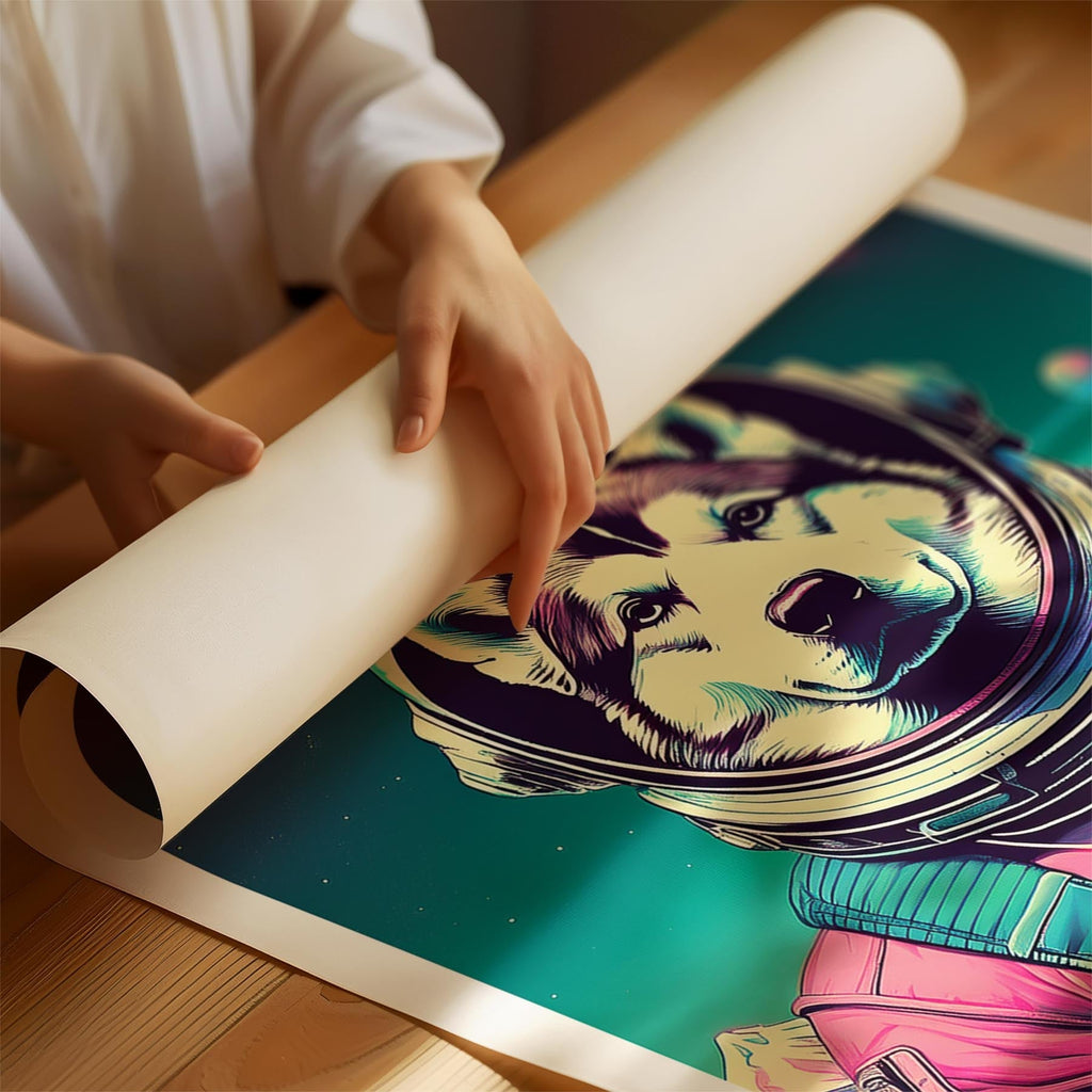 Alaskan Malamute Space Dogs Series image 1