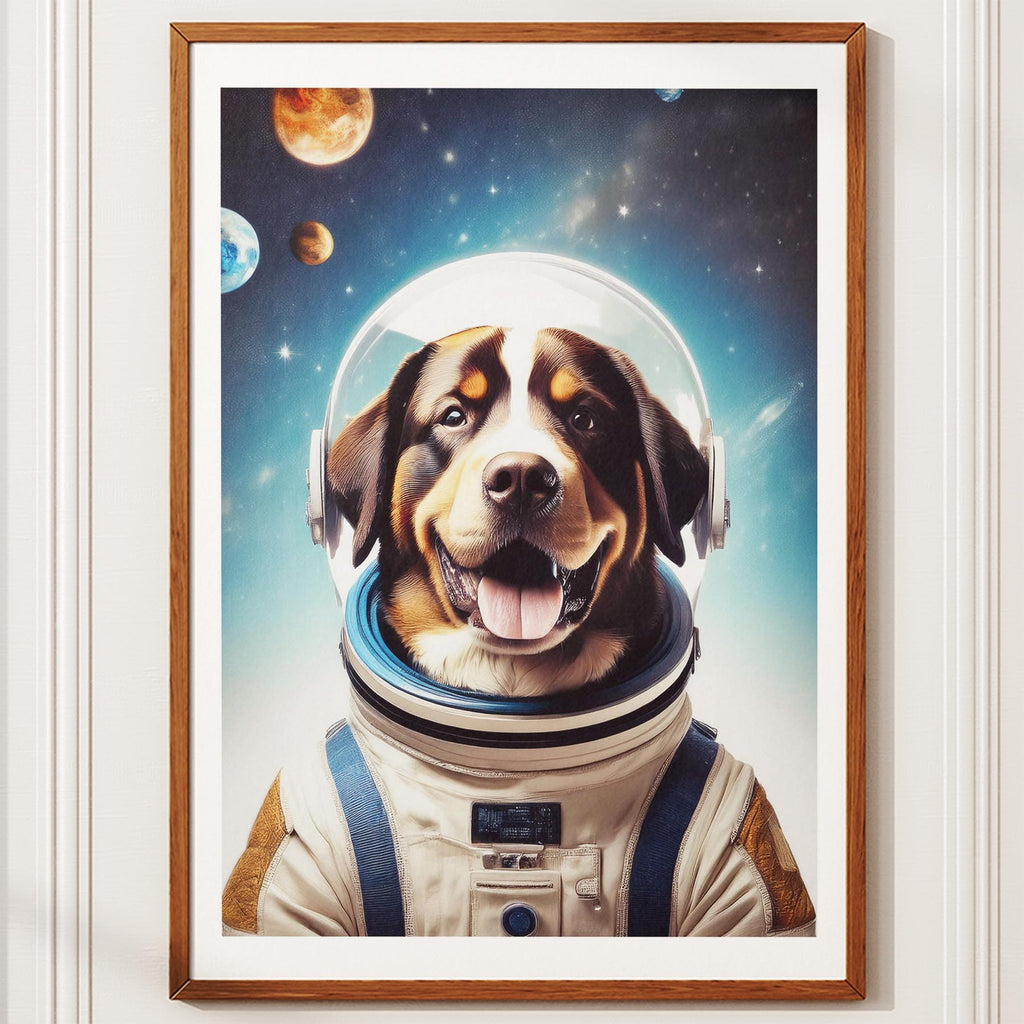 Bernese Mountain Dog Astronaut Dog Series image 10