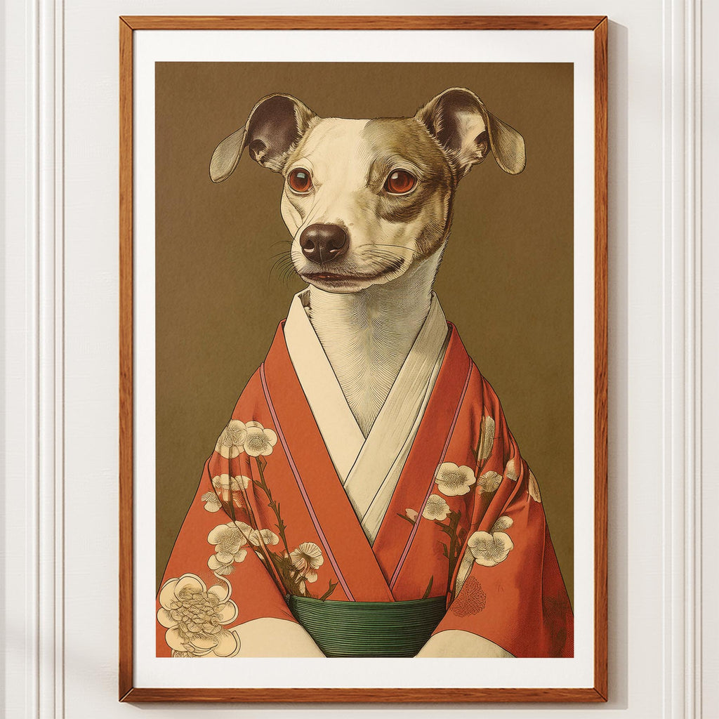 Whippet Japanse Kimono Dog Series image 12