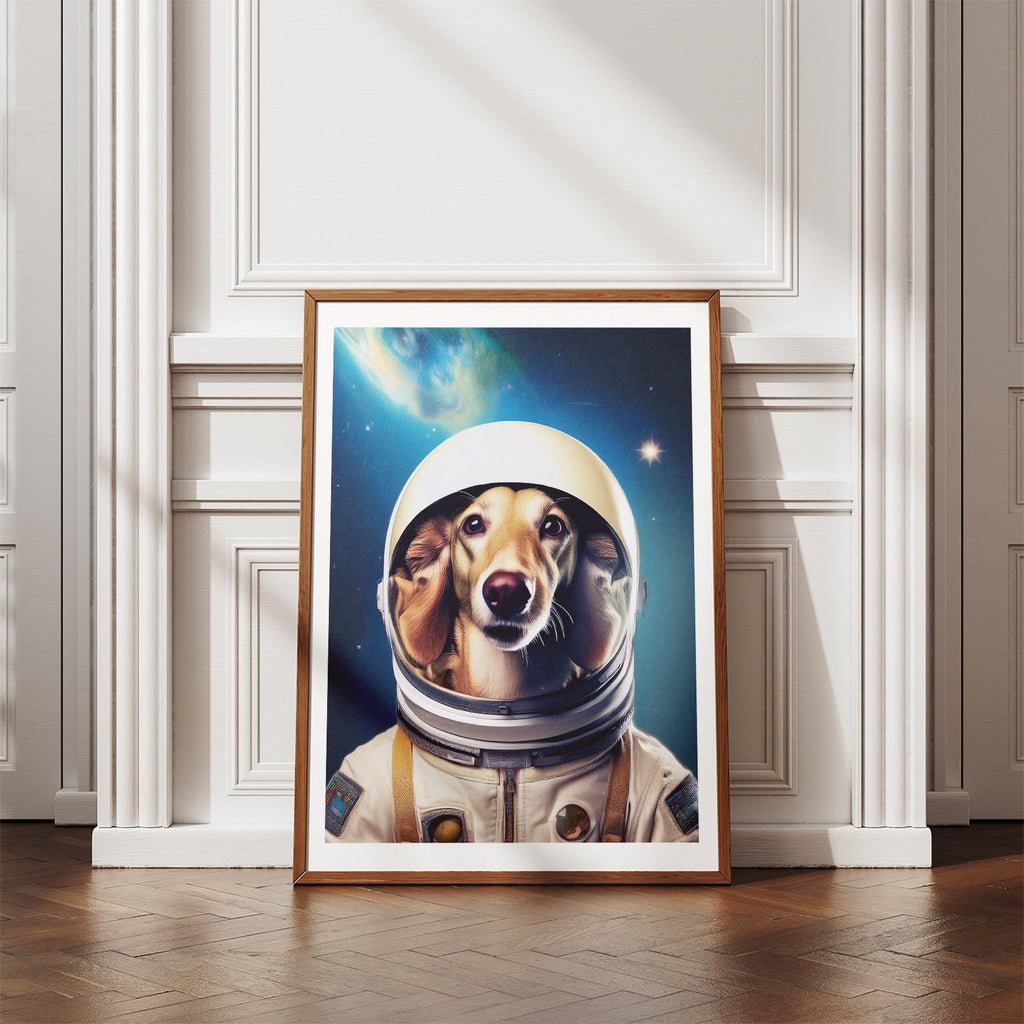 Borzoi Astronaut Dog Series image 4