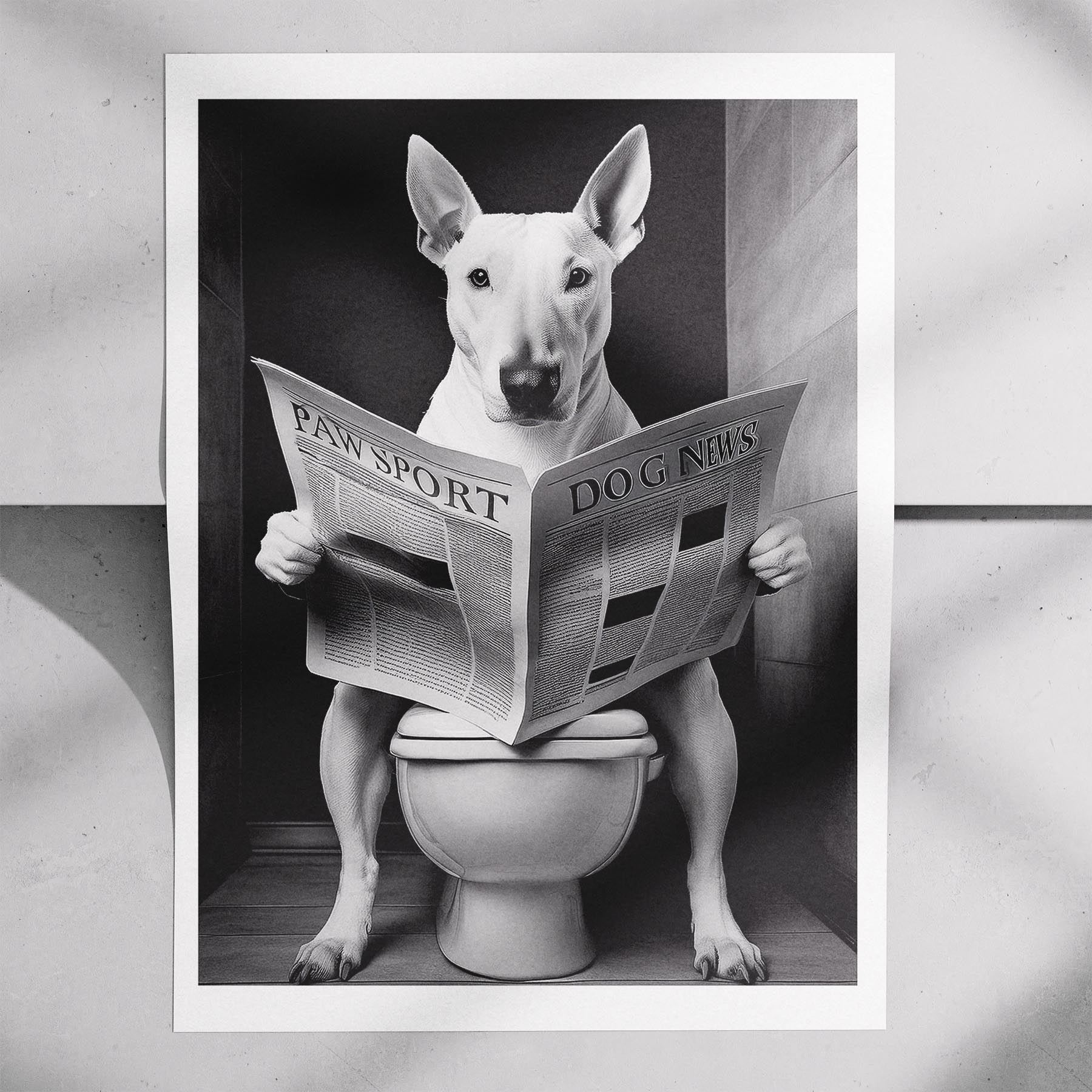 Bull Terrier Toilet Humour Dog Series 2 image 7