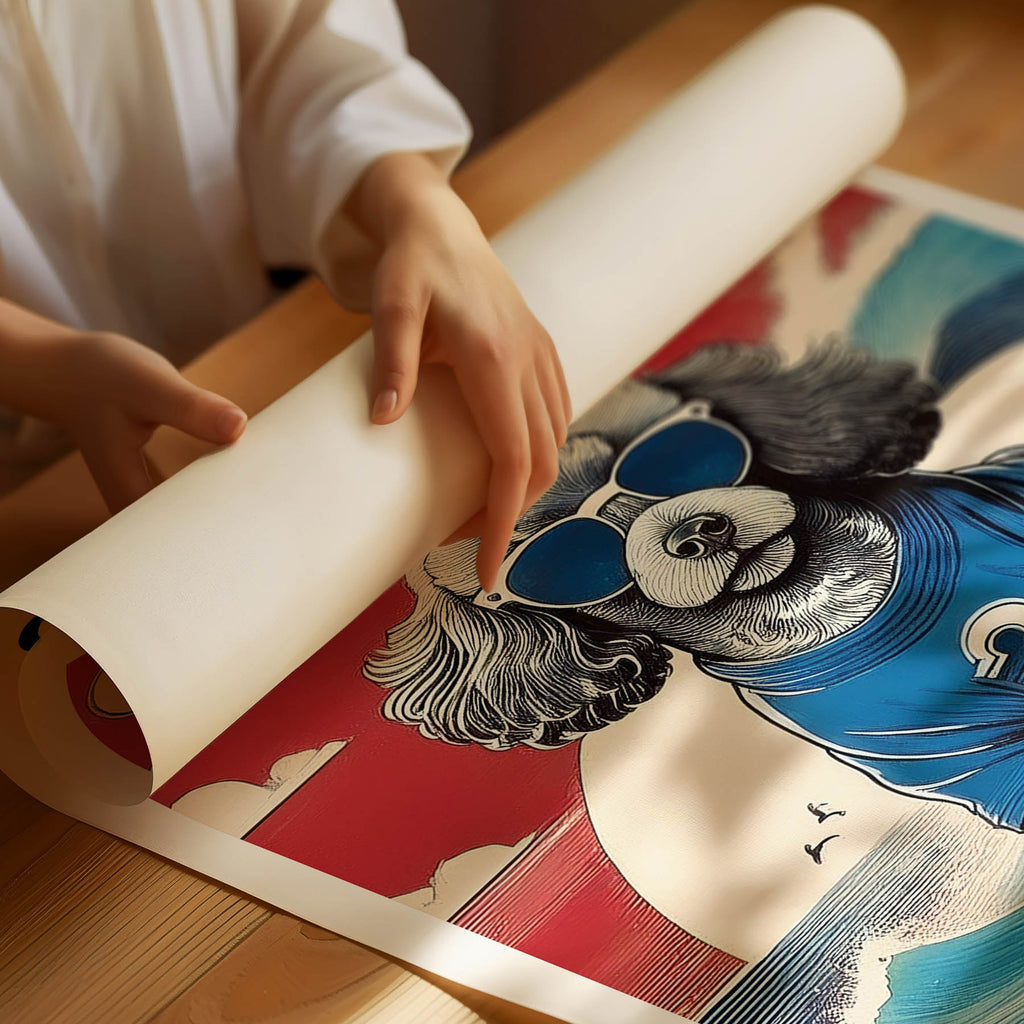 Cavoodle Hokosai Surfer Dogs 1 image 3