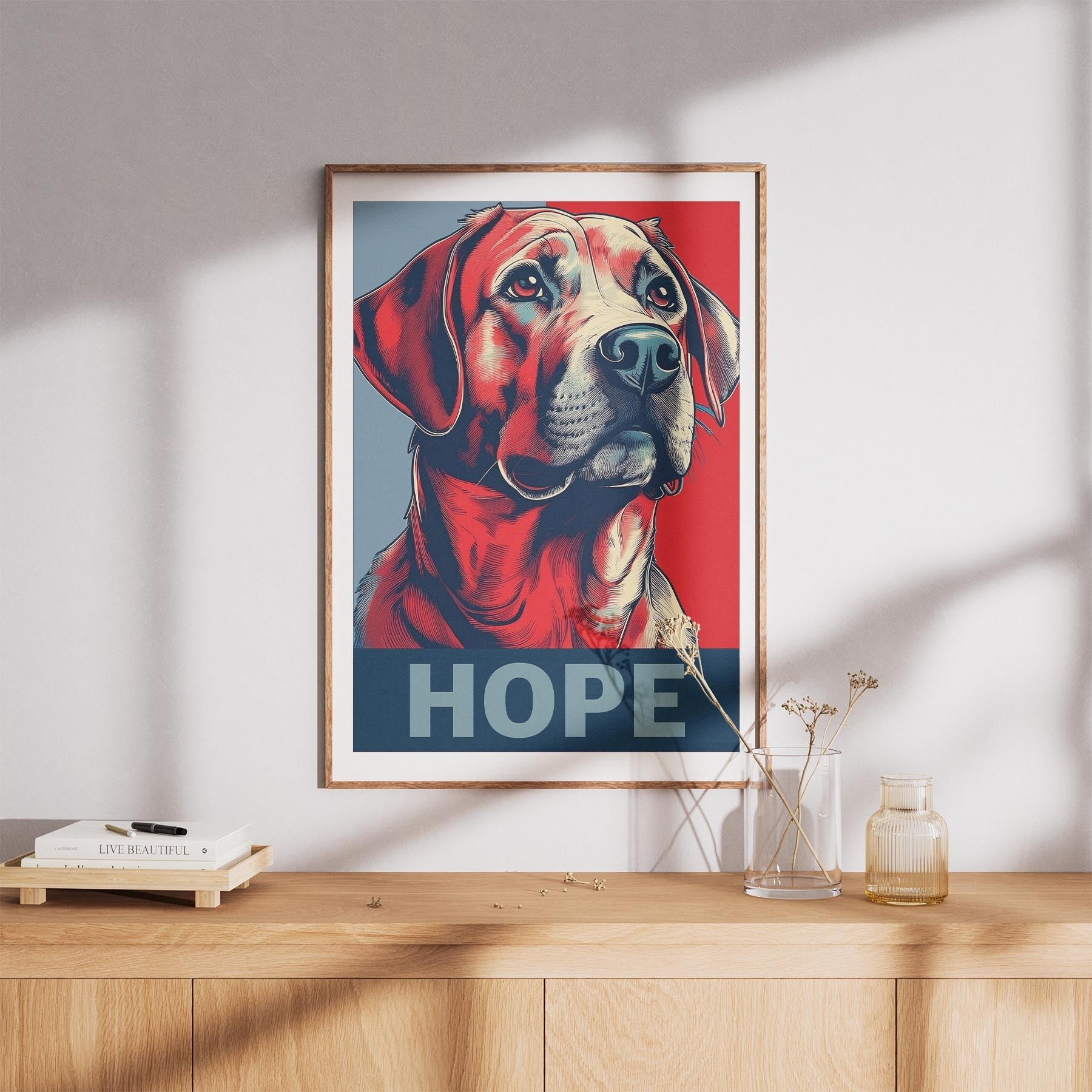 Labrador Retriever HOPE Series Inspired by the Obama Poster image 8