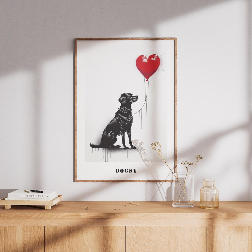 Maremma DOGSY Series inspired by the Art of Banksy with text Dogsy image 8