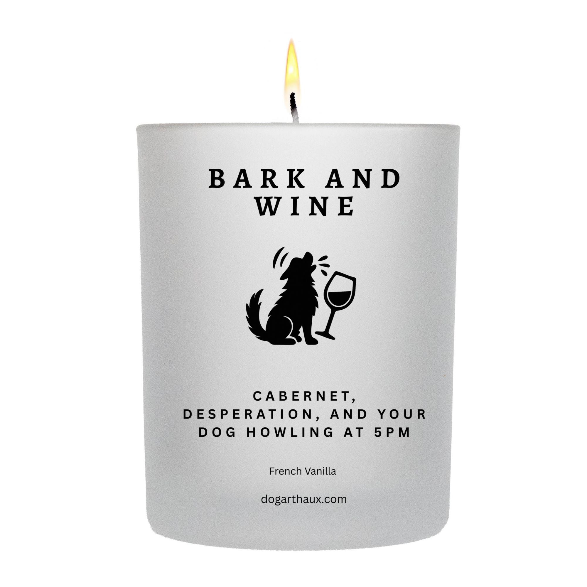 BARK and WINE Candle