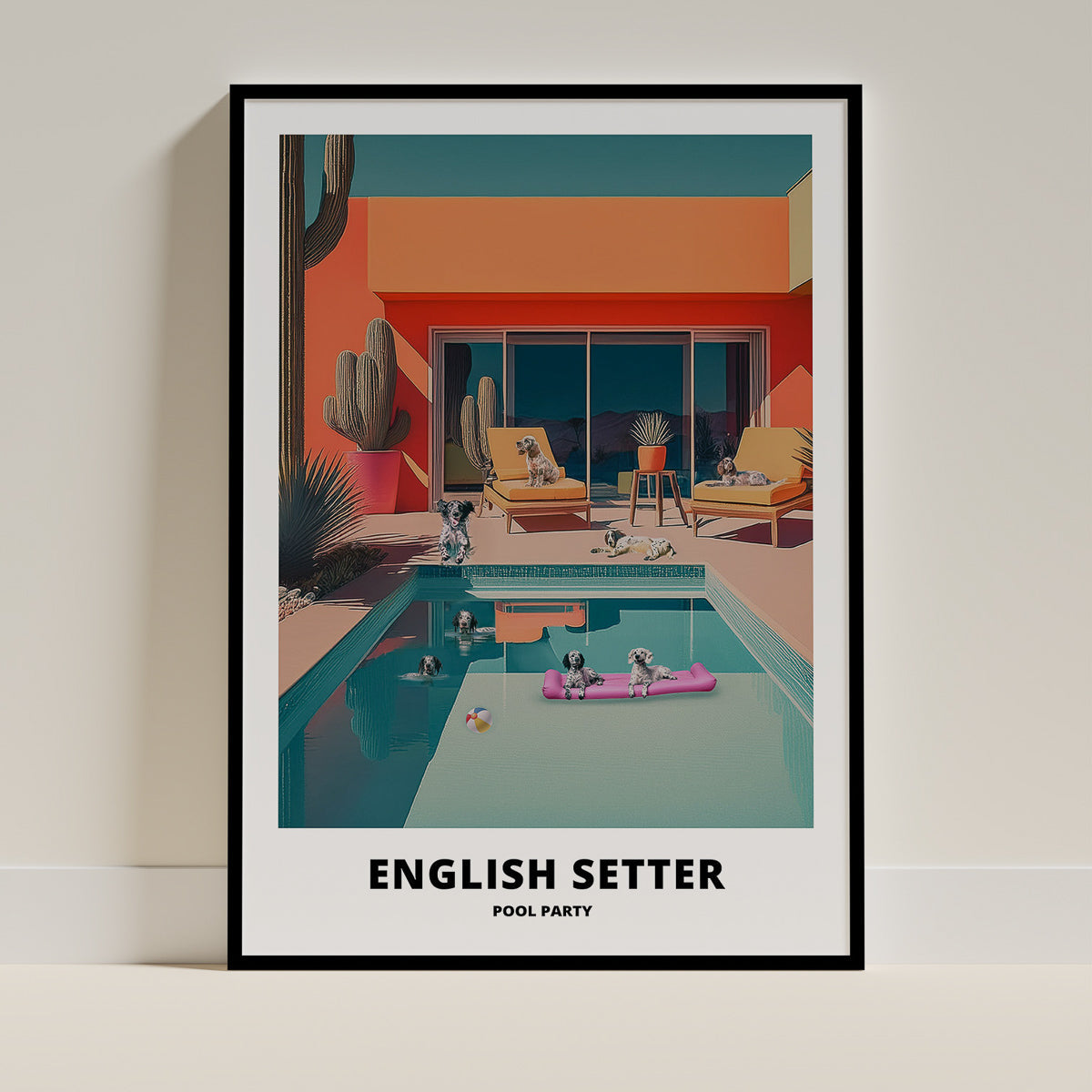 English Setter Dog Art Print Unframed Vol 2 | 7 Unique Designs | Wall Art Gift for Dog Lovers - Image 7 | Dogsy & Co