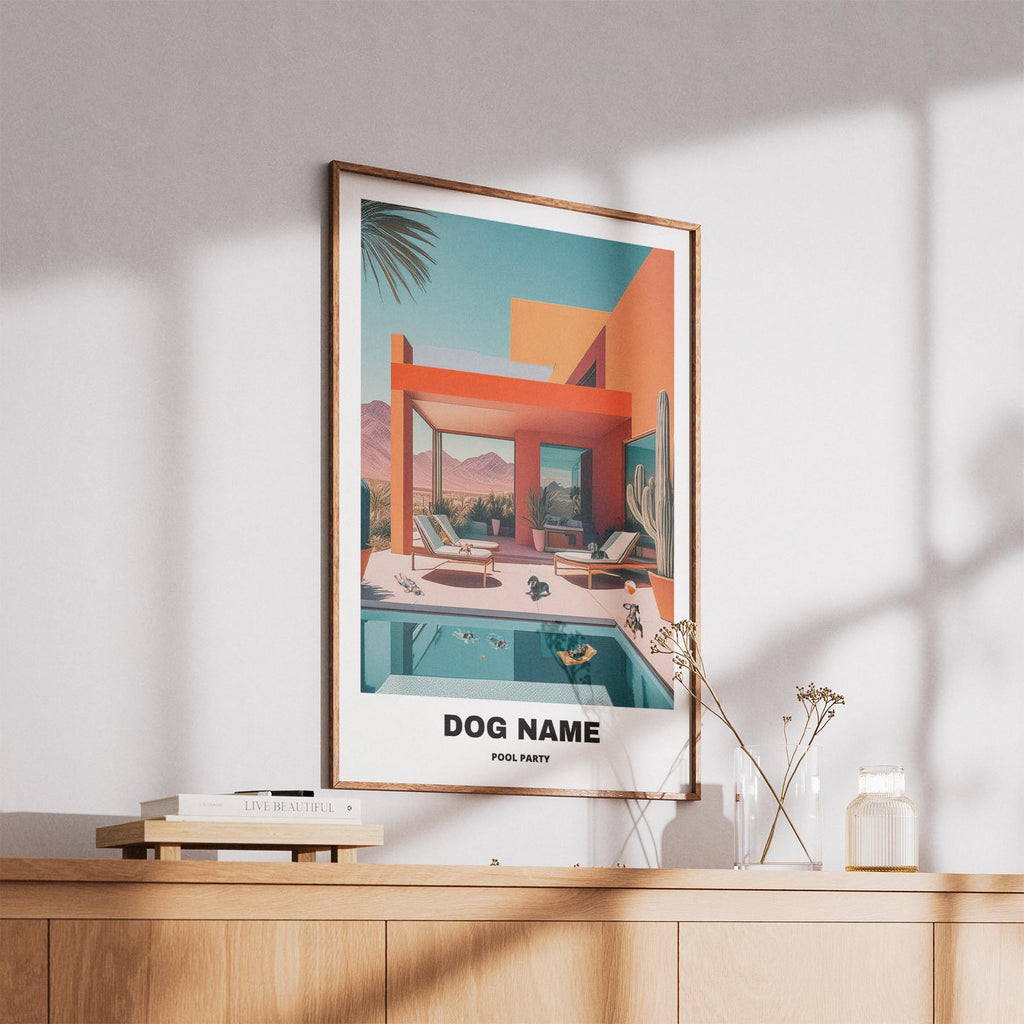 Dachshund Custom Pool Party WITH TEXT image 5