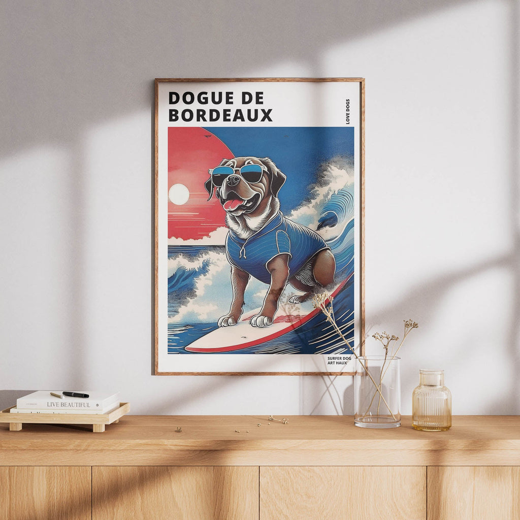 Dogue De Bordeaux Hokosai Surfer Dogs 1 image 8