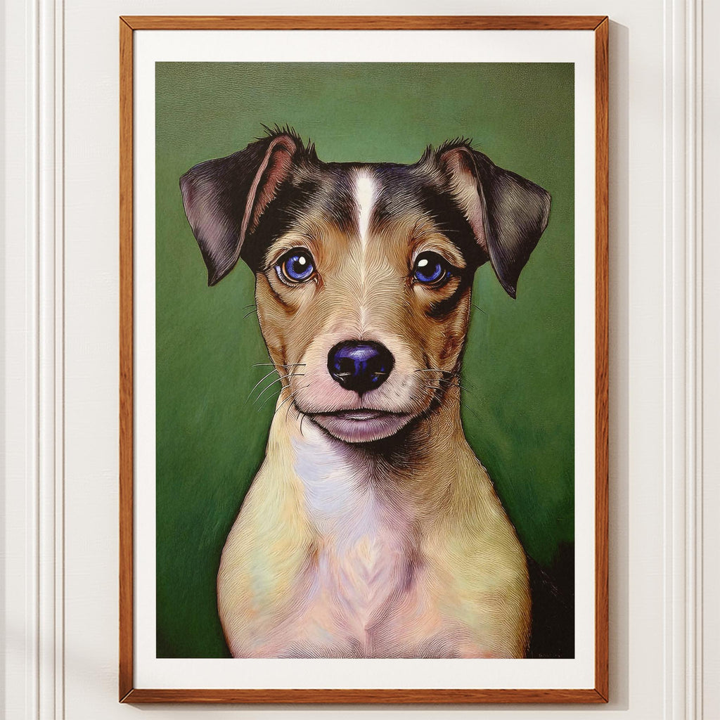 Jack Russell Green Painted Series image 10