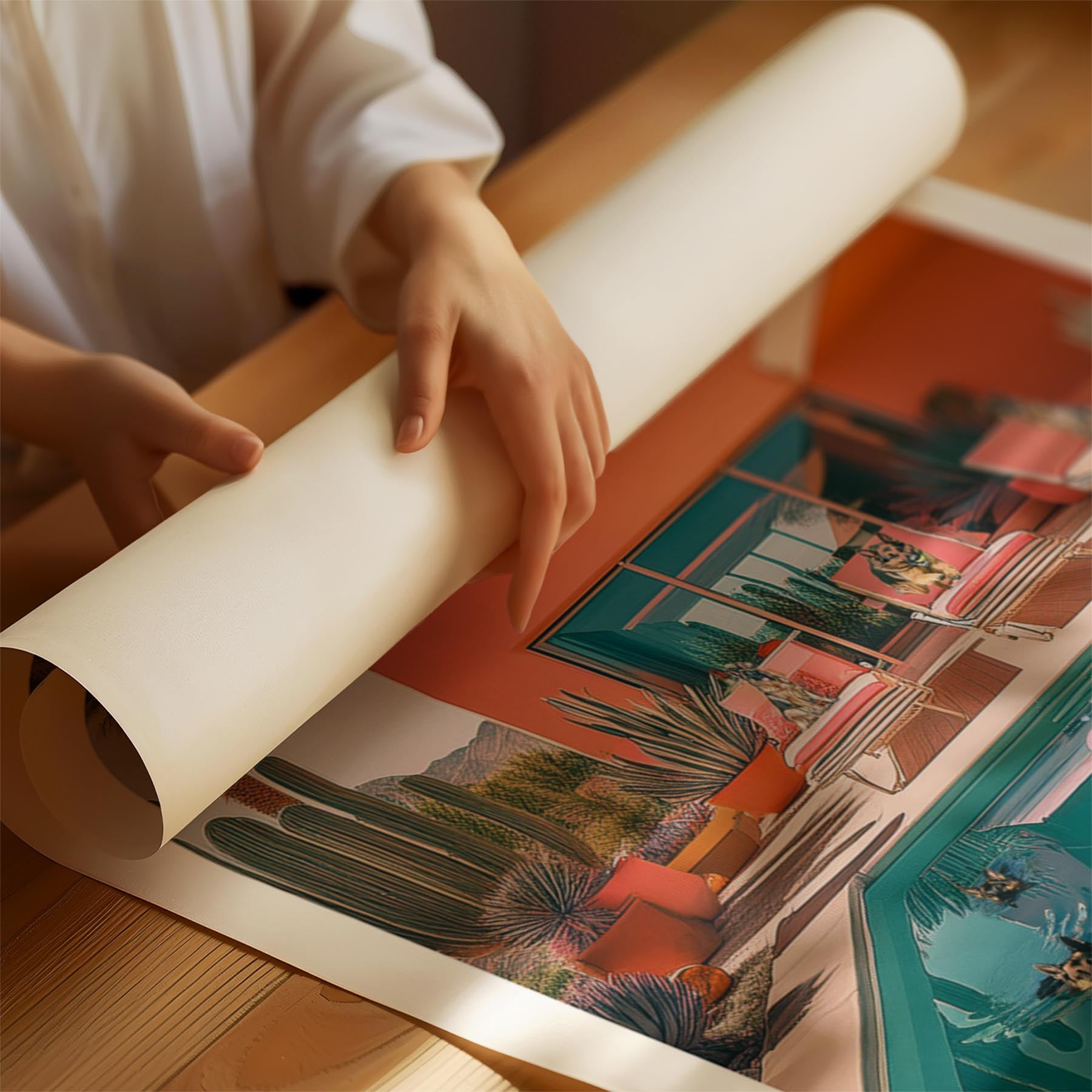 German Shepherd Custom Pool Party WITH TEXT image 1