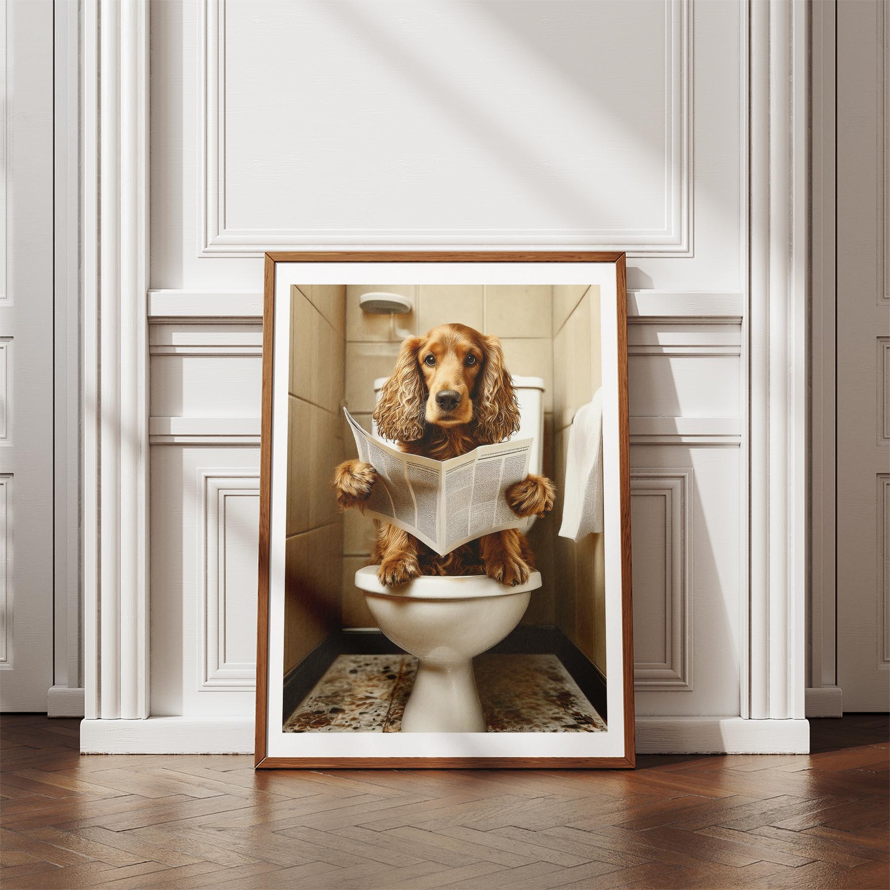 Cocker Spaniel Toilet Humour Dog Series 3 image 4