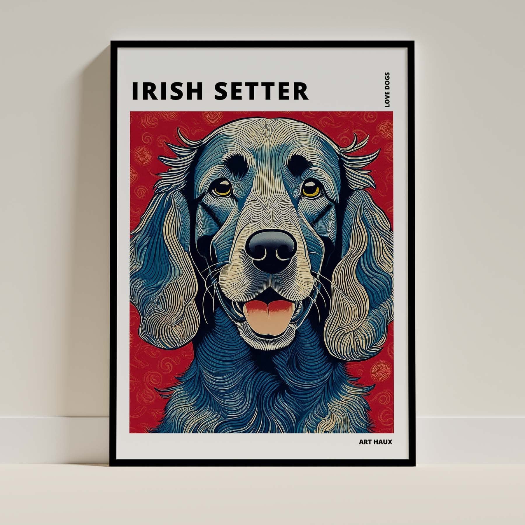 Irish Setter Dog Art Print Unframed Vol 1 | 11 Unique Designs | Wall Art Gift for Dog Lovers - Image 2 | Dogsy & Co