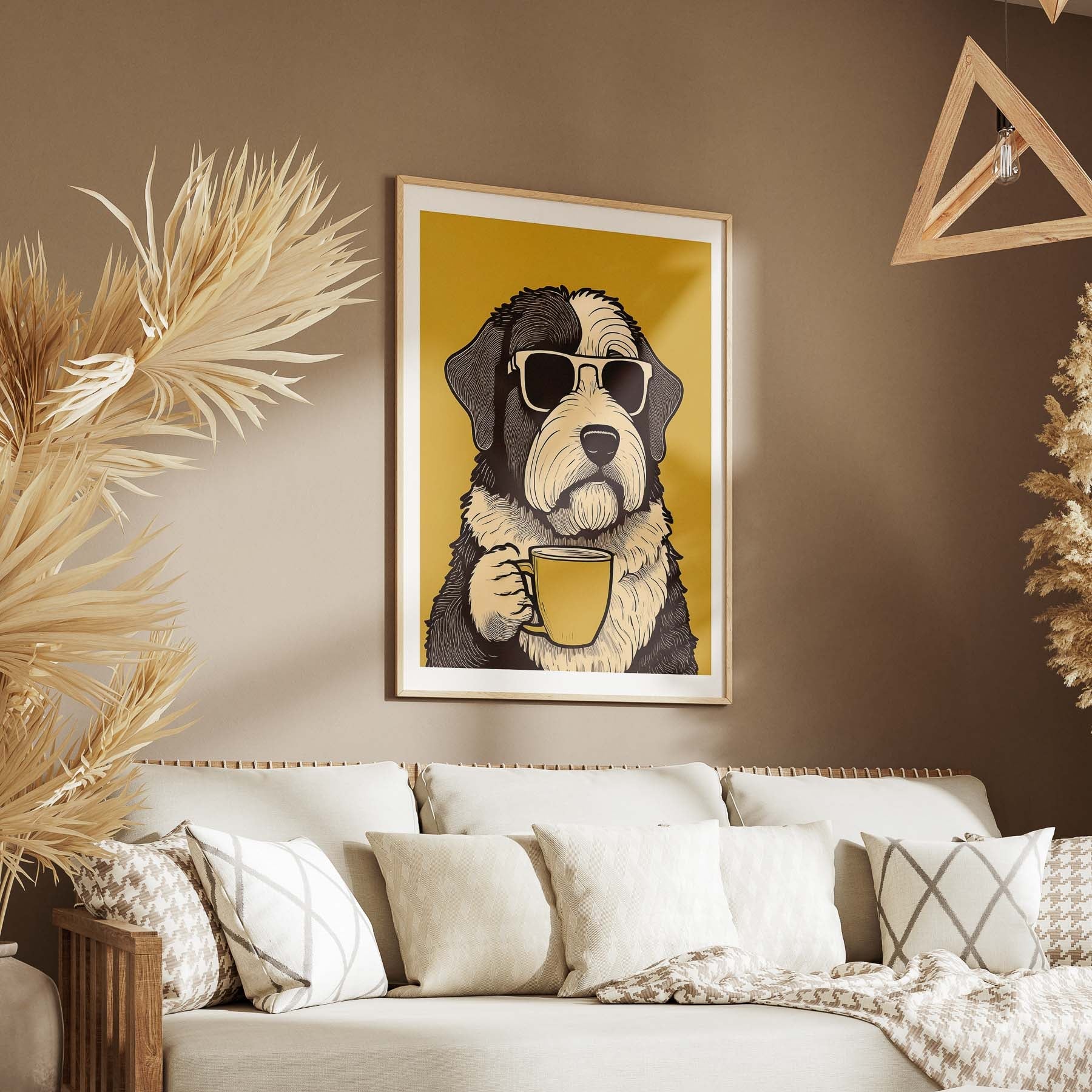 Old English Sheepdog 1 Chillin Coffee Dog image 5