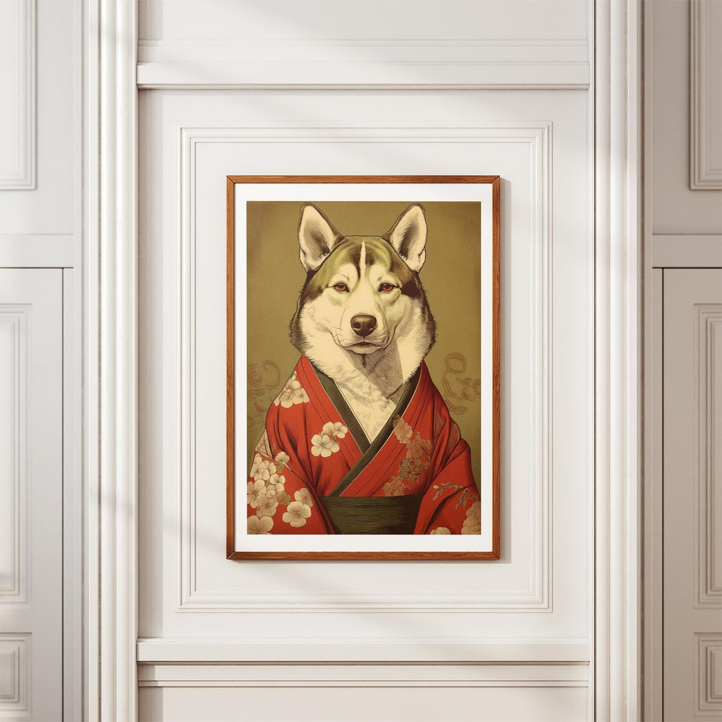 Alaskan Malamute Japanse Kimono Dog Series image 3