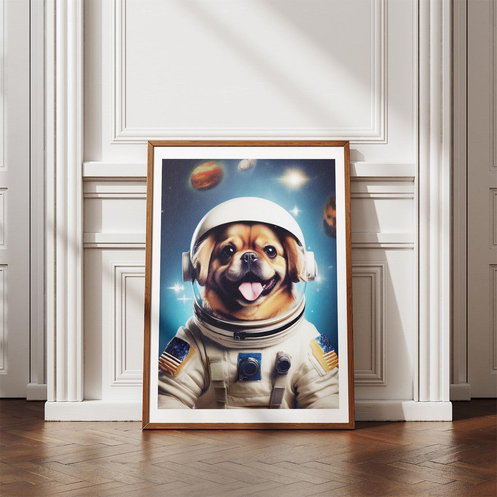 Pekingese Astronaut Dog Series image 4
