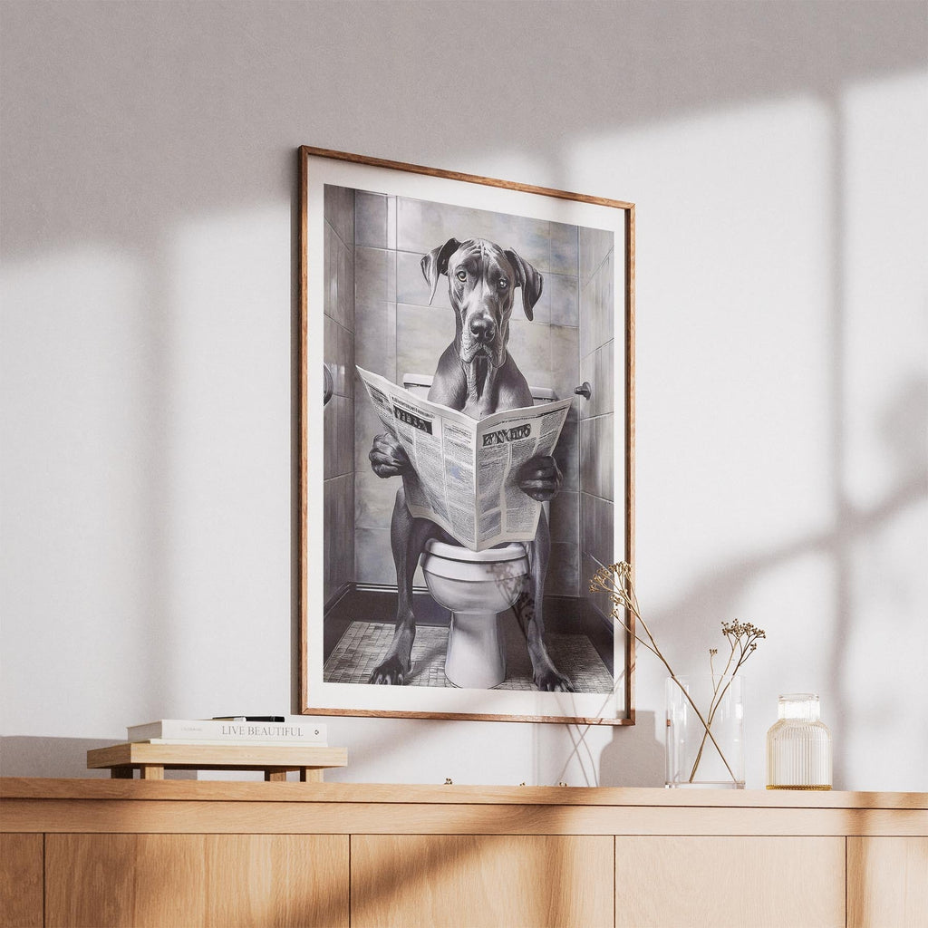 Great Dane Toilet Humour Dog Series 2 image 5