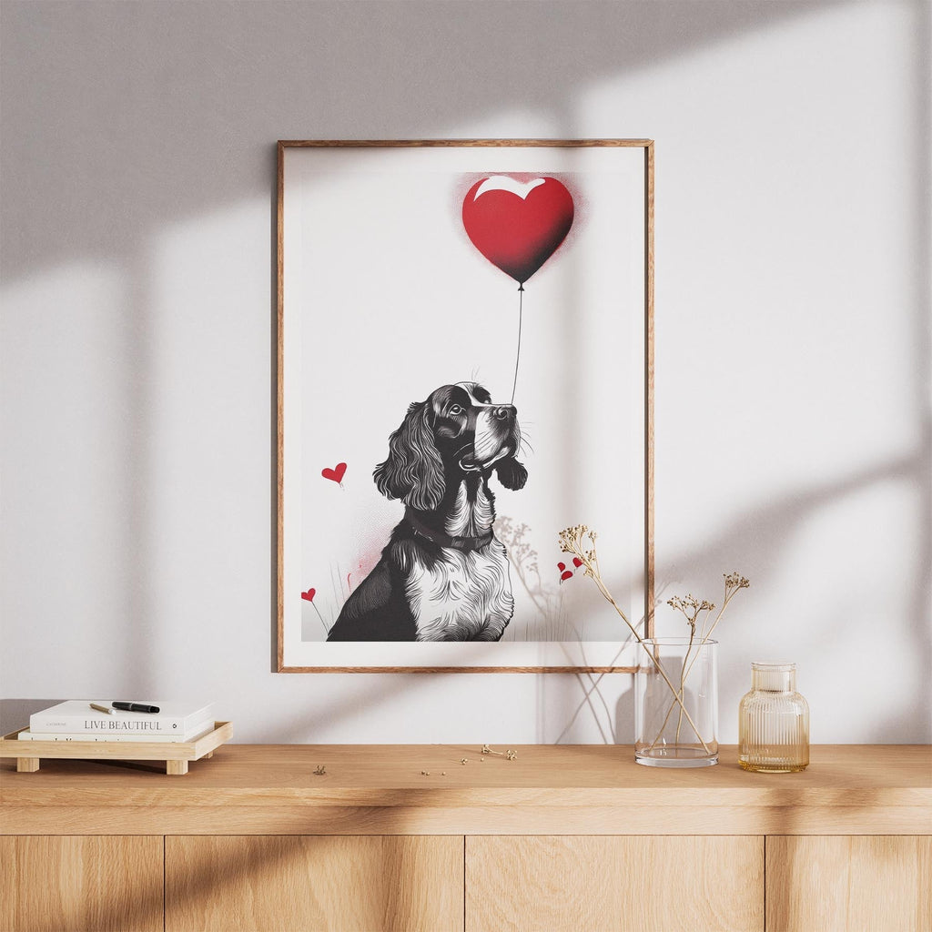 English Springer Spaniel DOGSY Series inspired by the Art of Banksy image 8