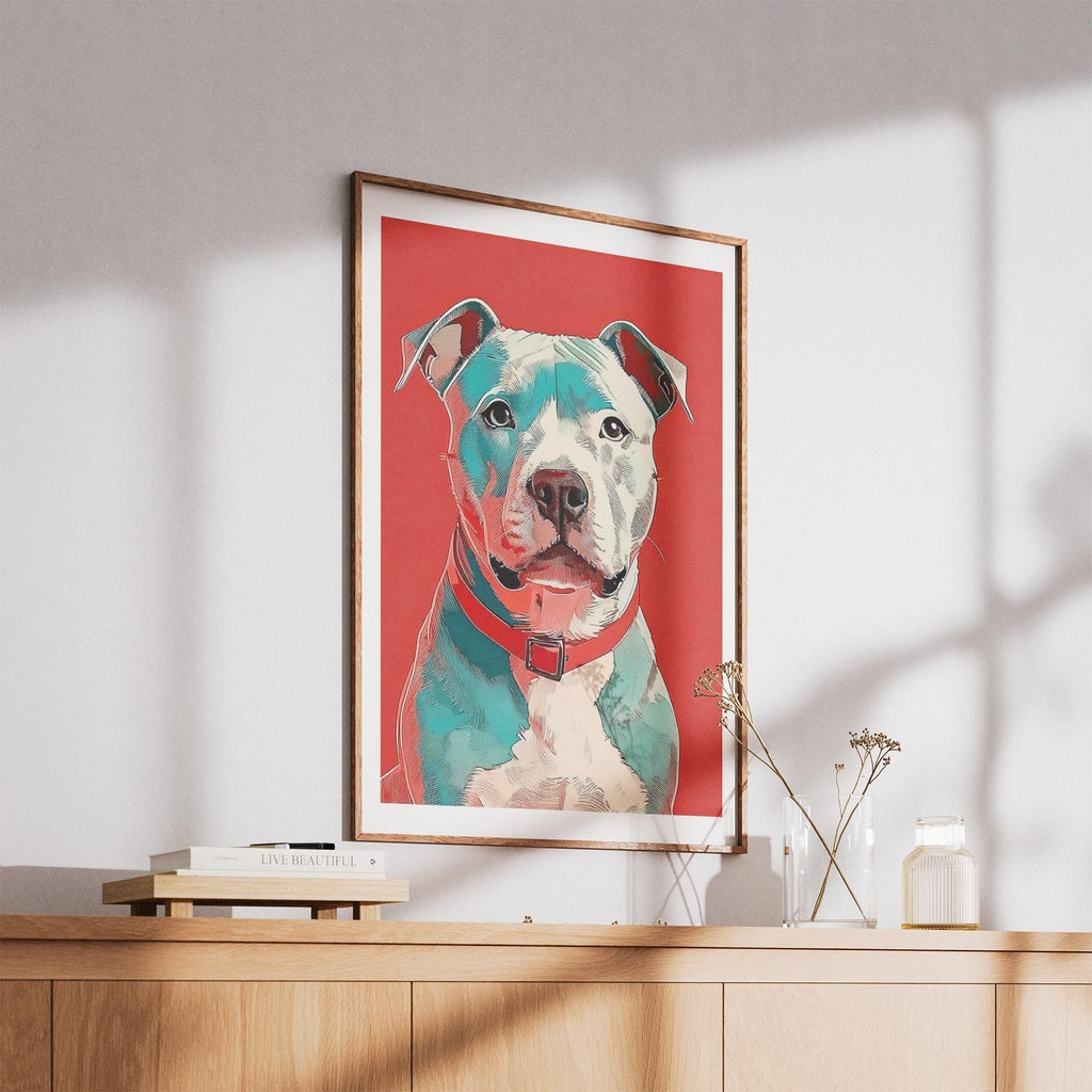 Staffordshire Bull Terrier Red Dog Series image 5