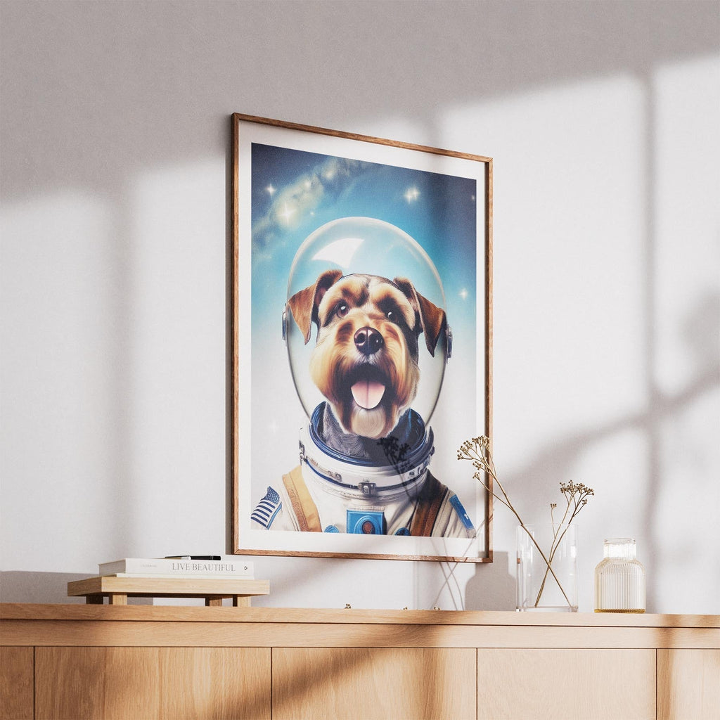 Schnauzer Astronaut Dog Series image 5