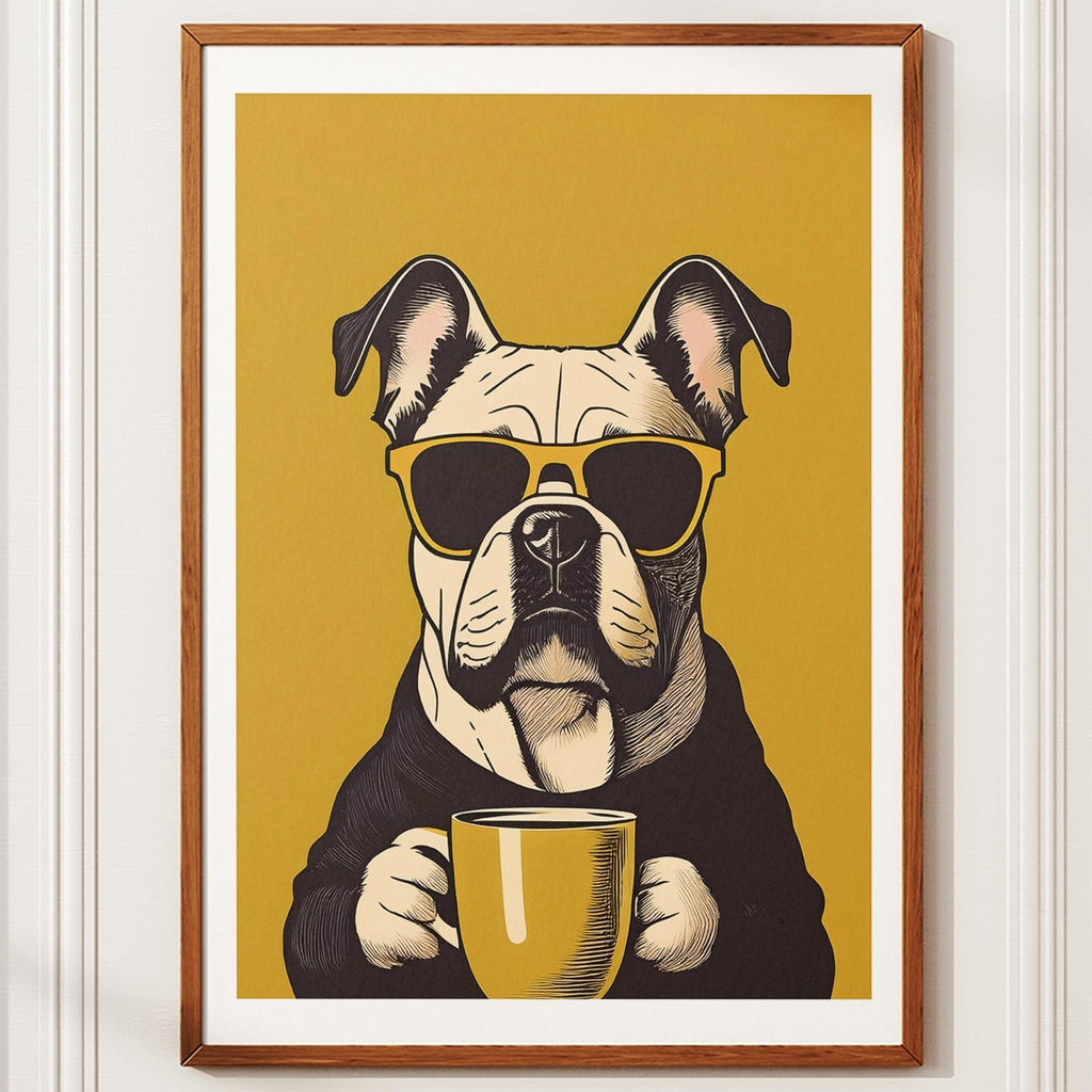 Bulldog 2 Chillin Coffee Dog image 10
