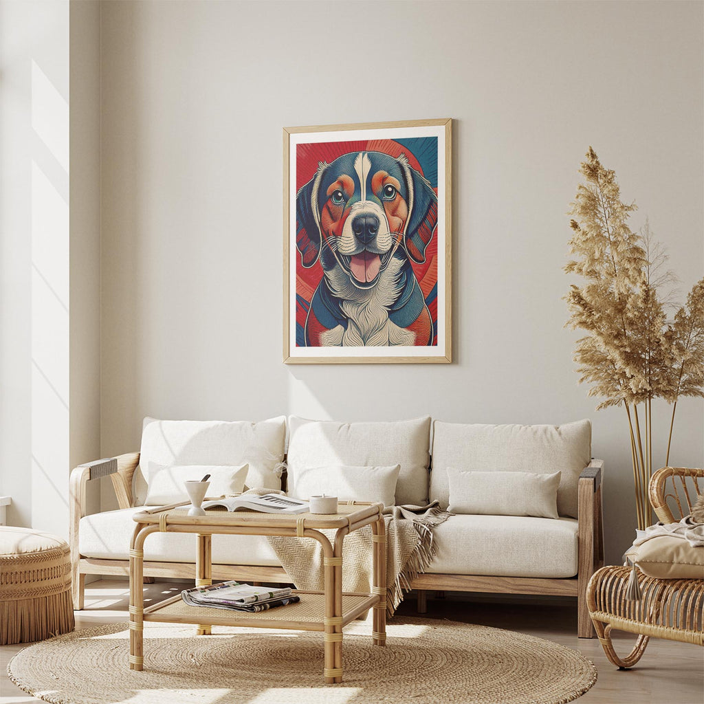 Beagle Hokusai Japanese Inspired Dog Series image 2