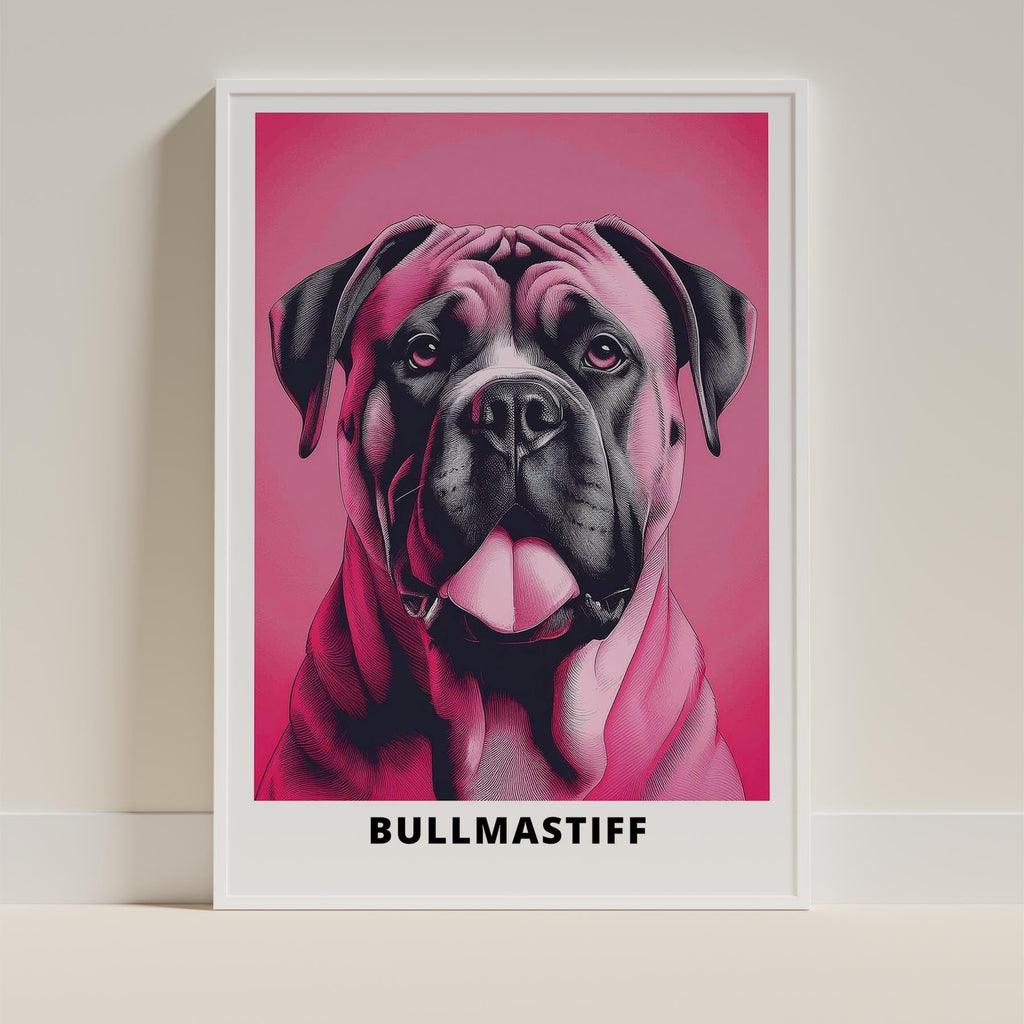 Bullmastiff Pink and Black Dog Series 1 image 9