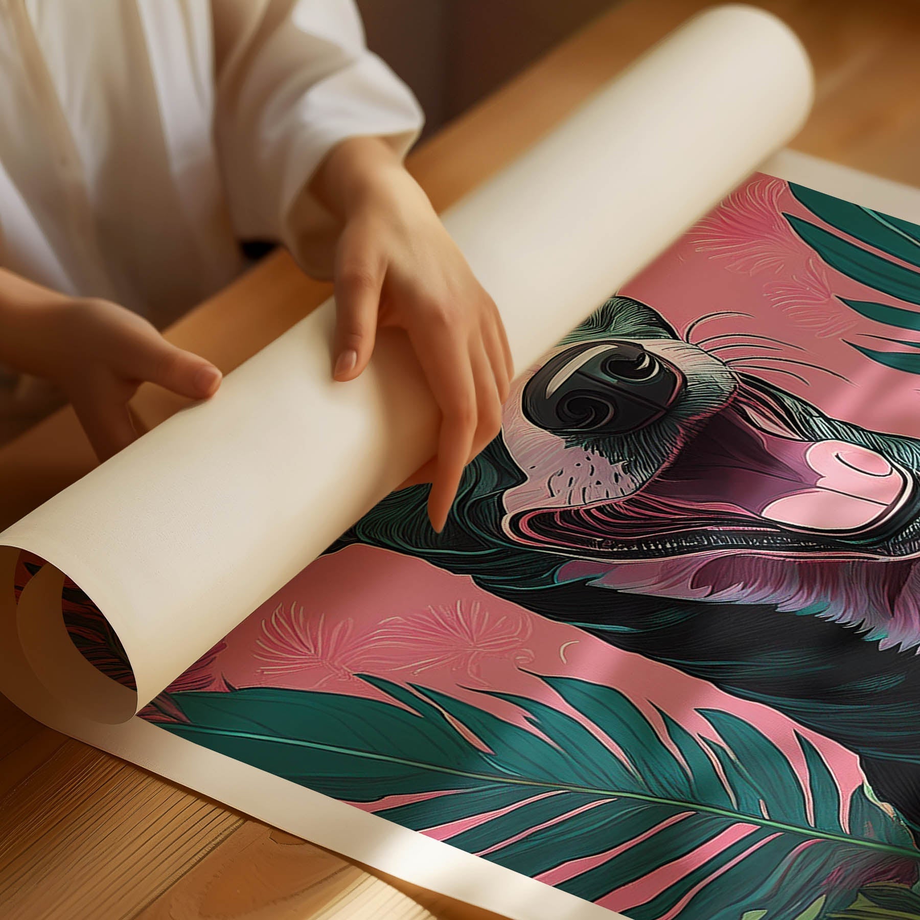 Greyhound Flowery Dog image 1