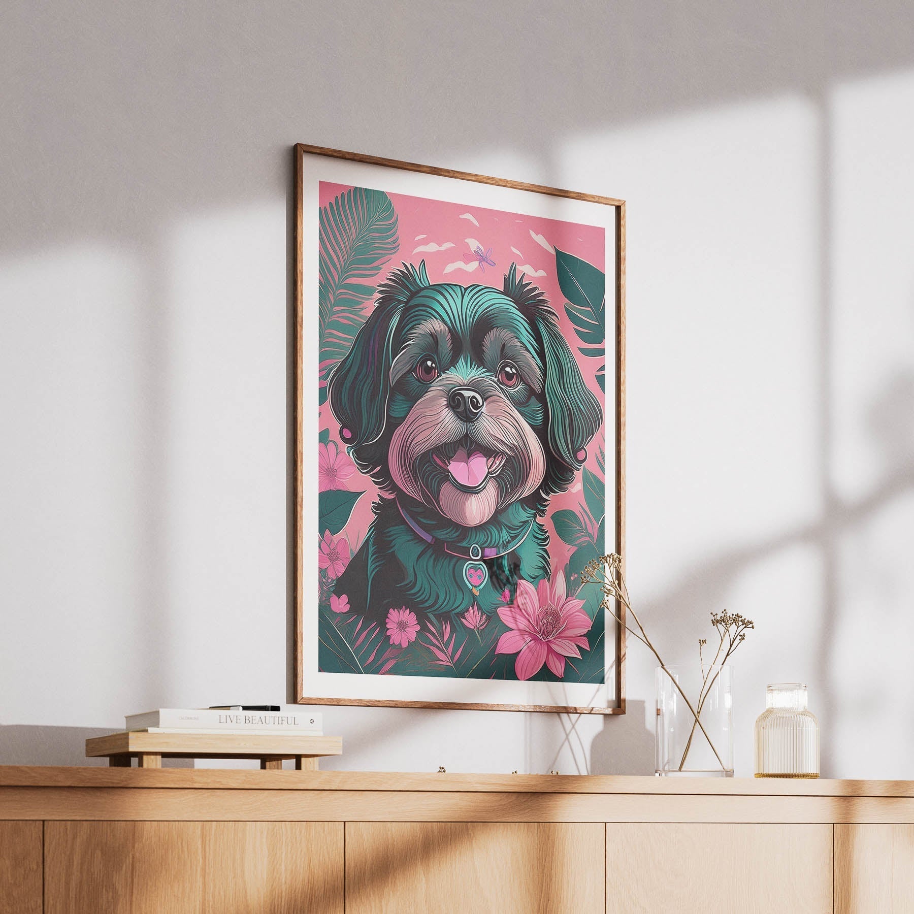 Shihpoo Flowery Dog image 6