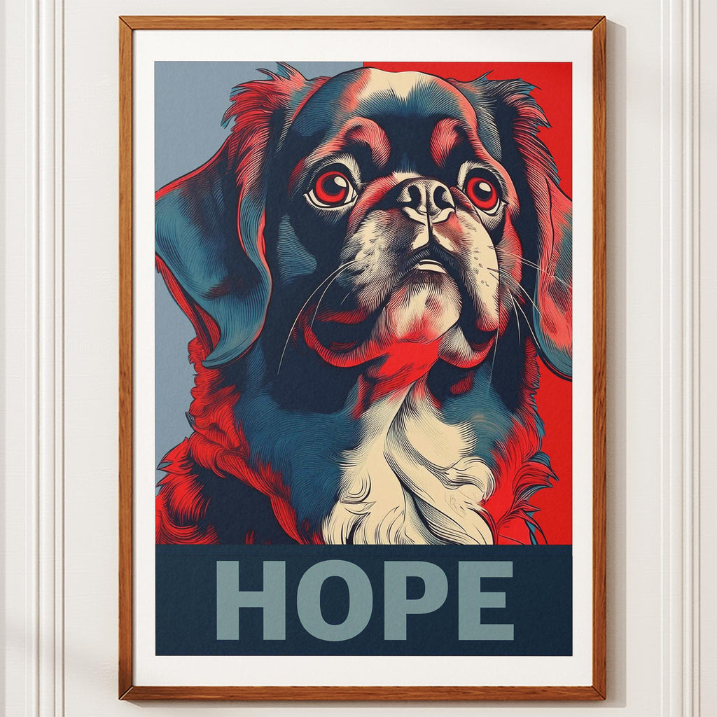 Pekingese HOPE Series Inspired by the Obama Poster image 10