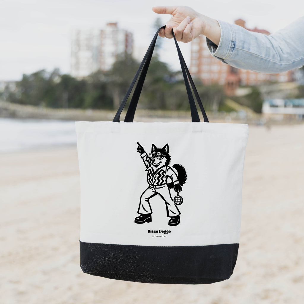 Akita Inu 70's Disco Doggo Bag image 1