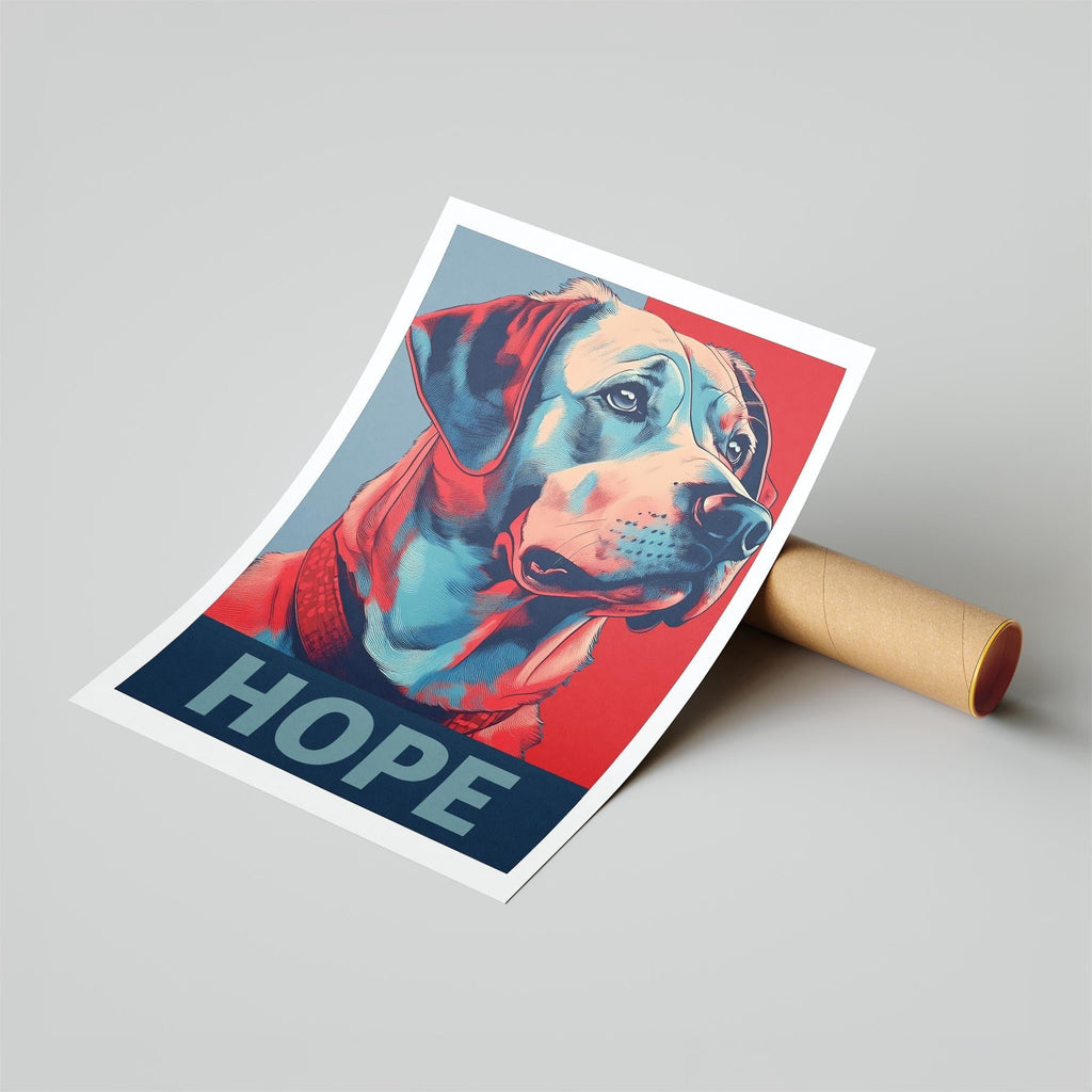 Maremma HOPE Series Inspired by the Obama Poster image 6