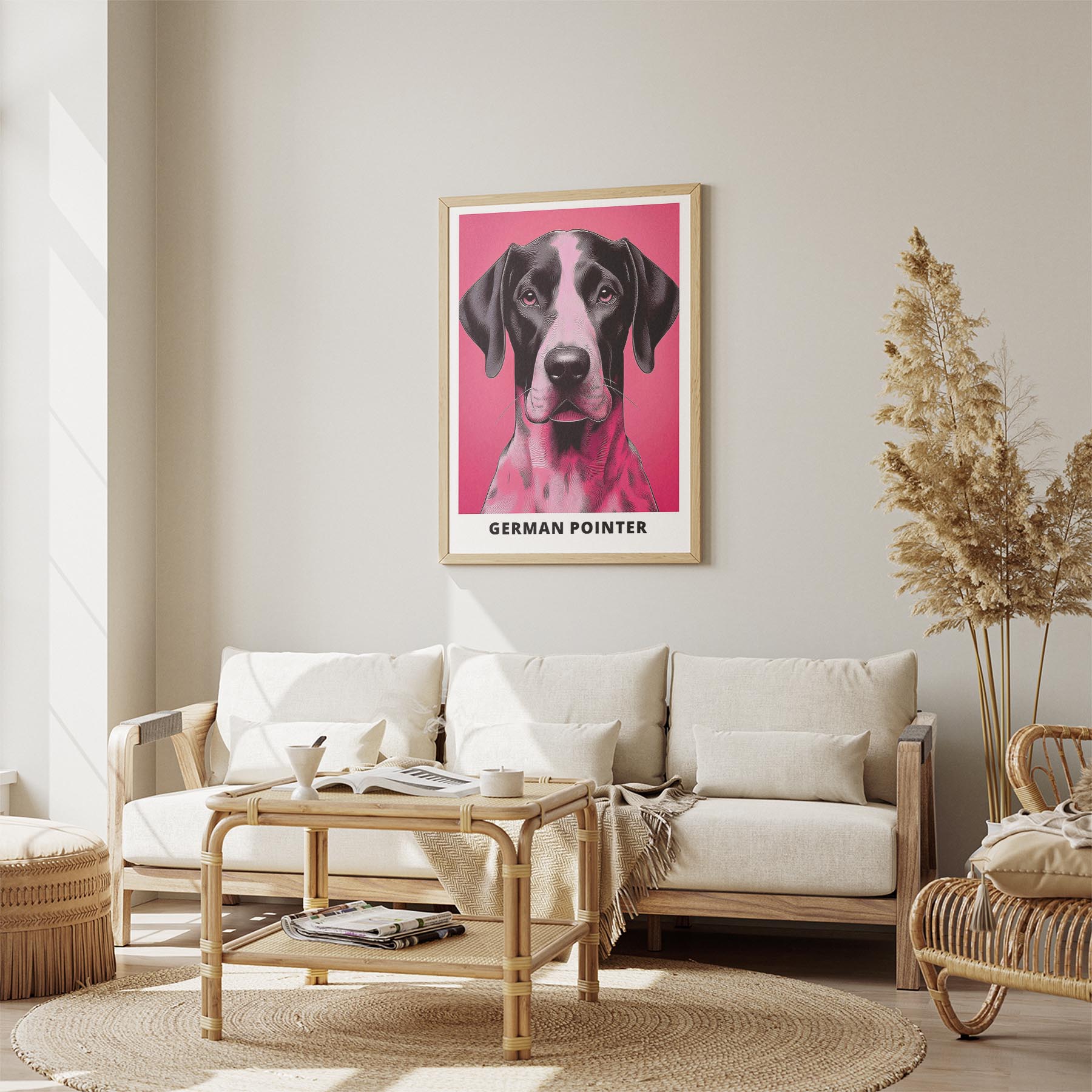 German Pointer Pink and Black Dog Series 1 image 2