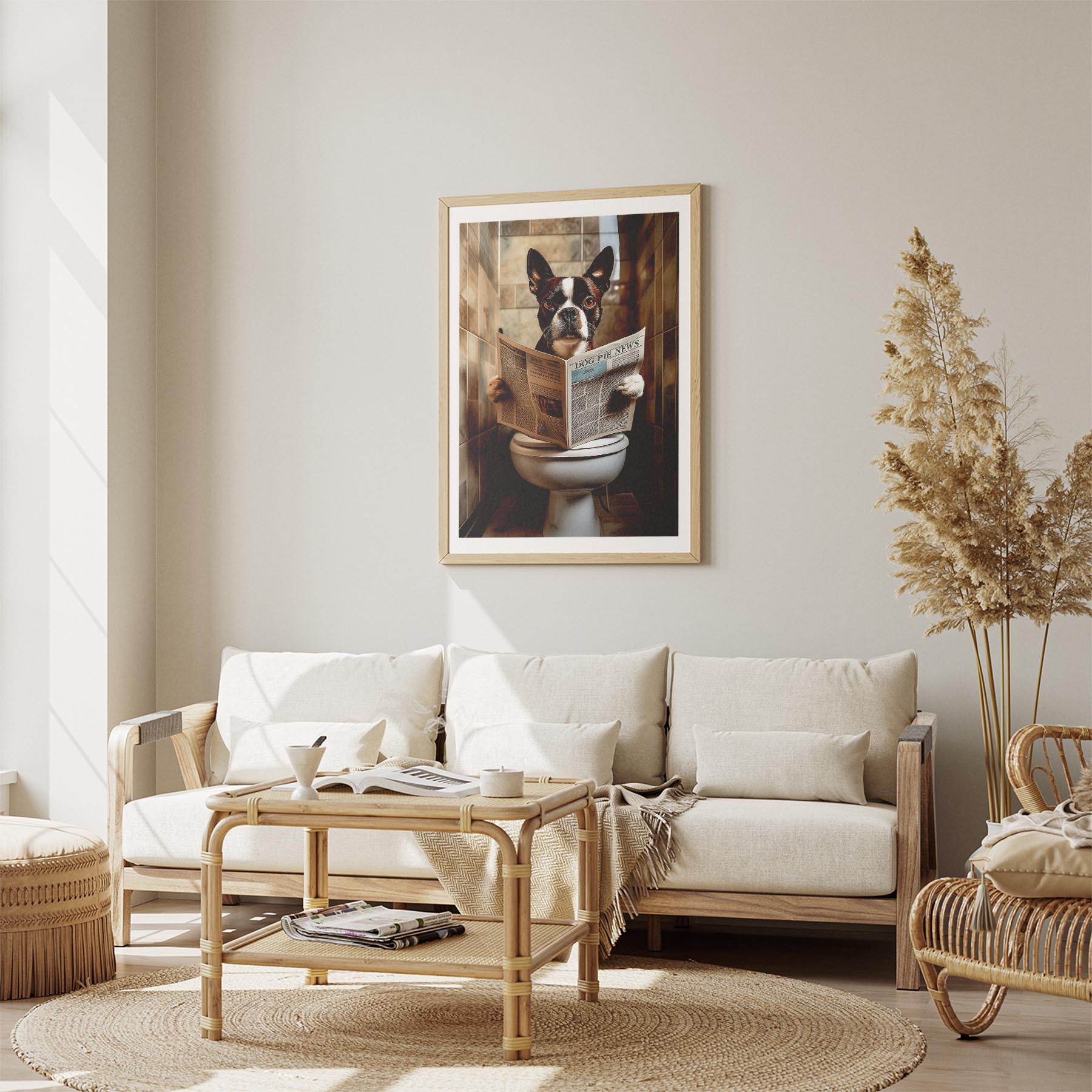 Boston Terrier Toilet Humour Dog Series 3 image 2