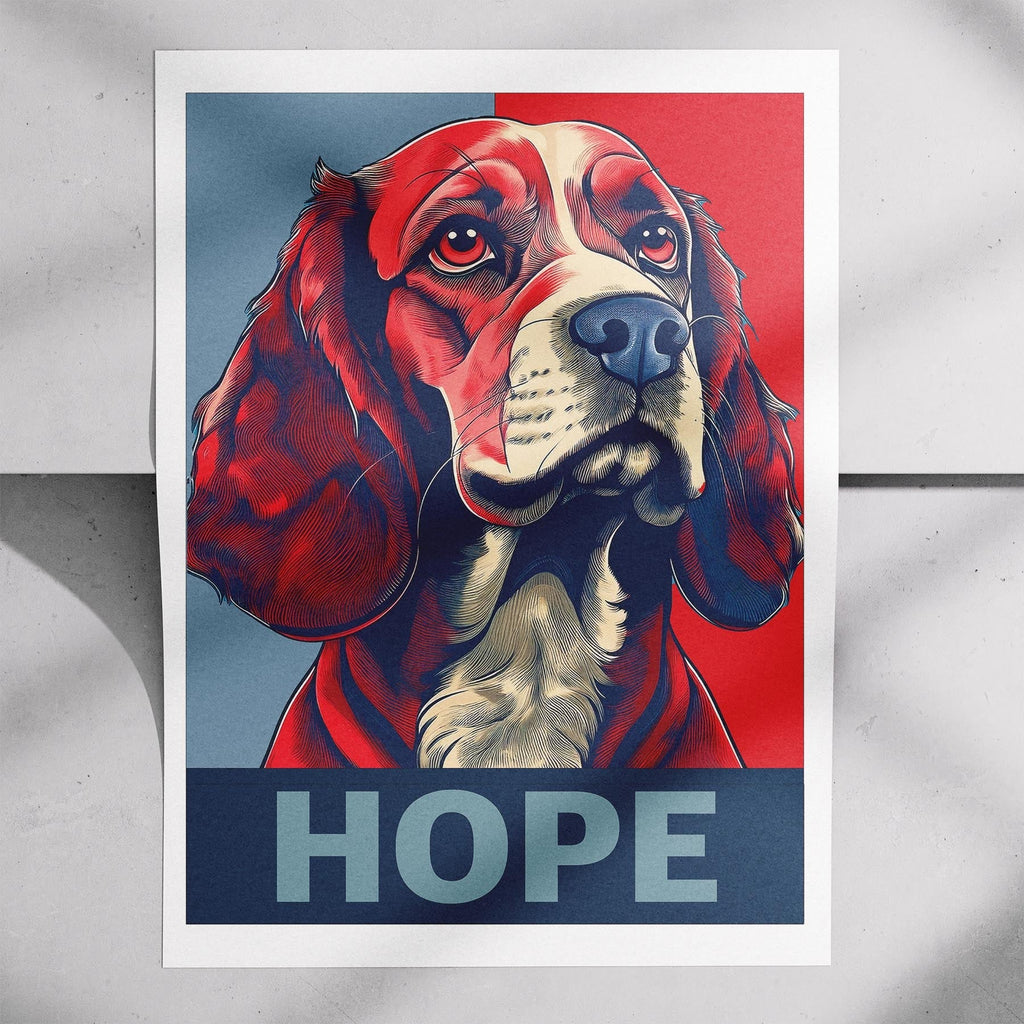 Cocker Spaniel HOPE Series Inspired by the Obama Poster image 7
