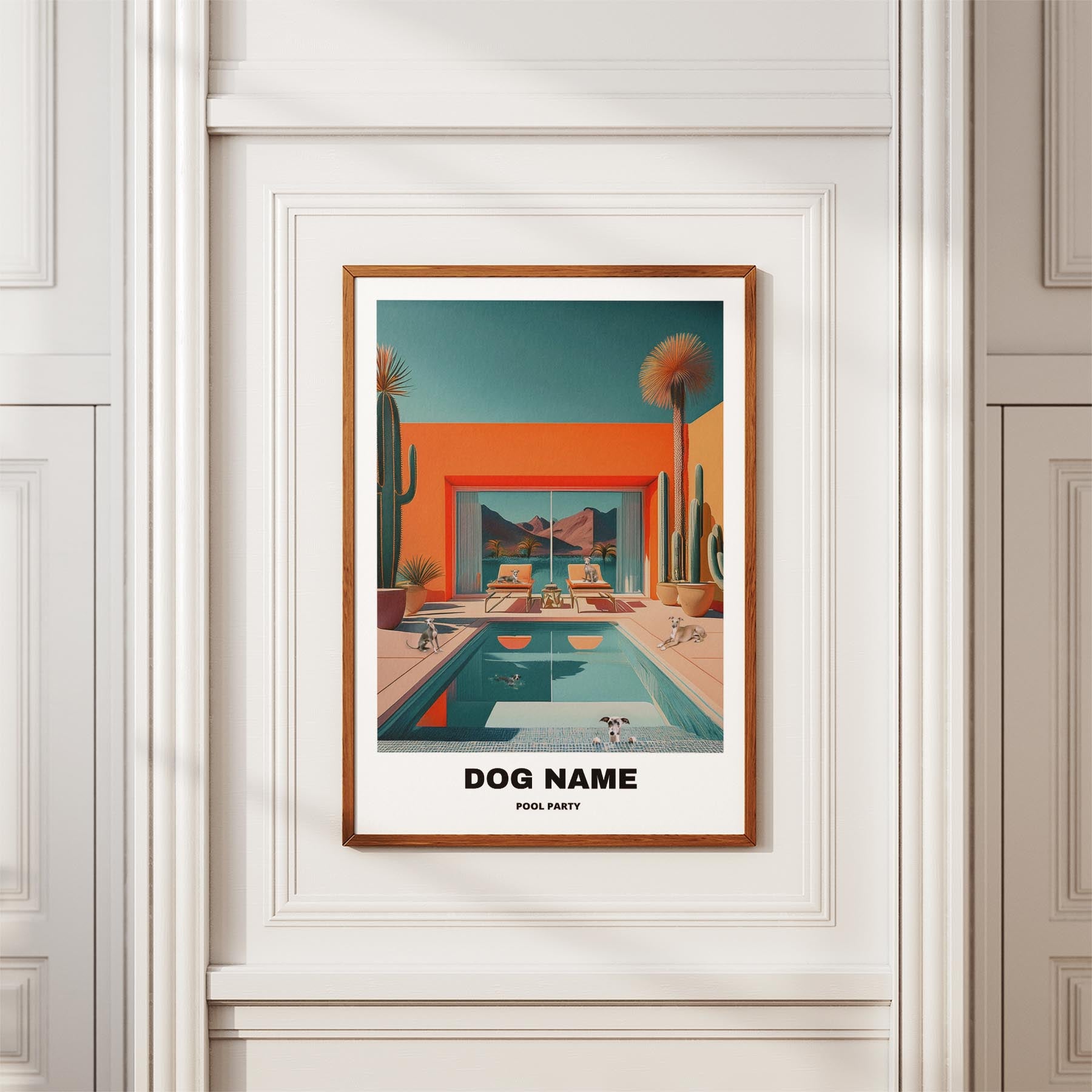 Italian Greyhound Custom Pool Party WITH TEXT image 3