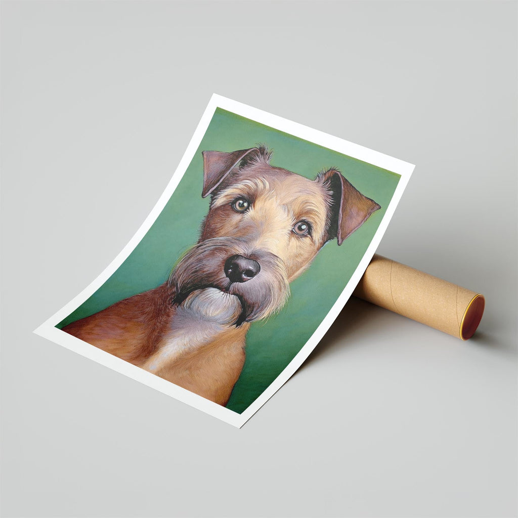 Irish Terrier Green Painted Series image 6