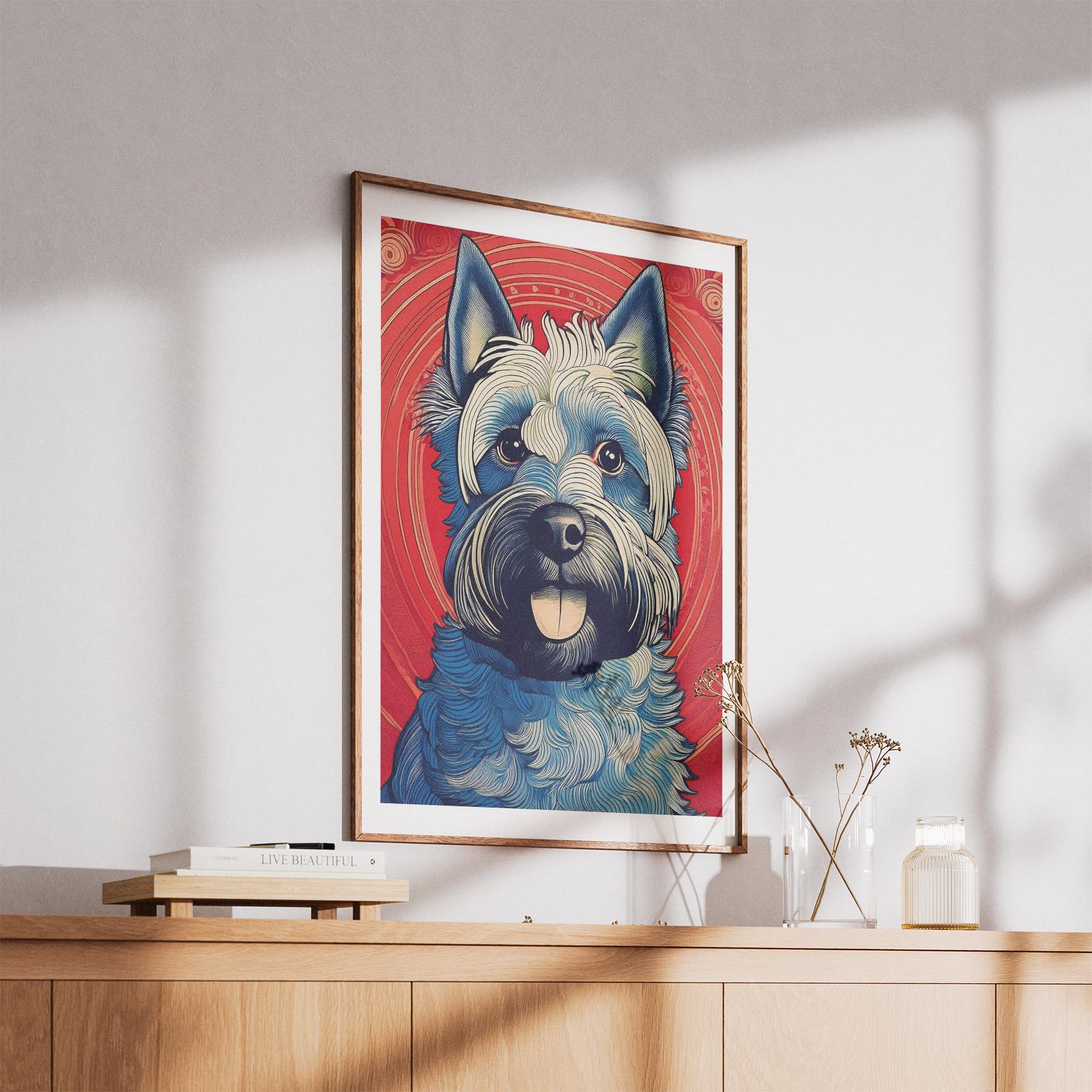 Scottish Terrier Hokusai Japanese Inspired Dog Series image 5